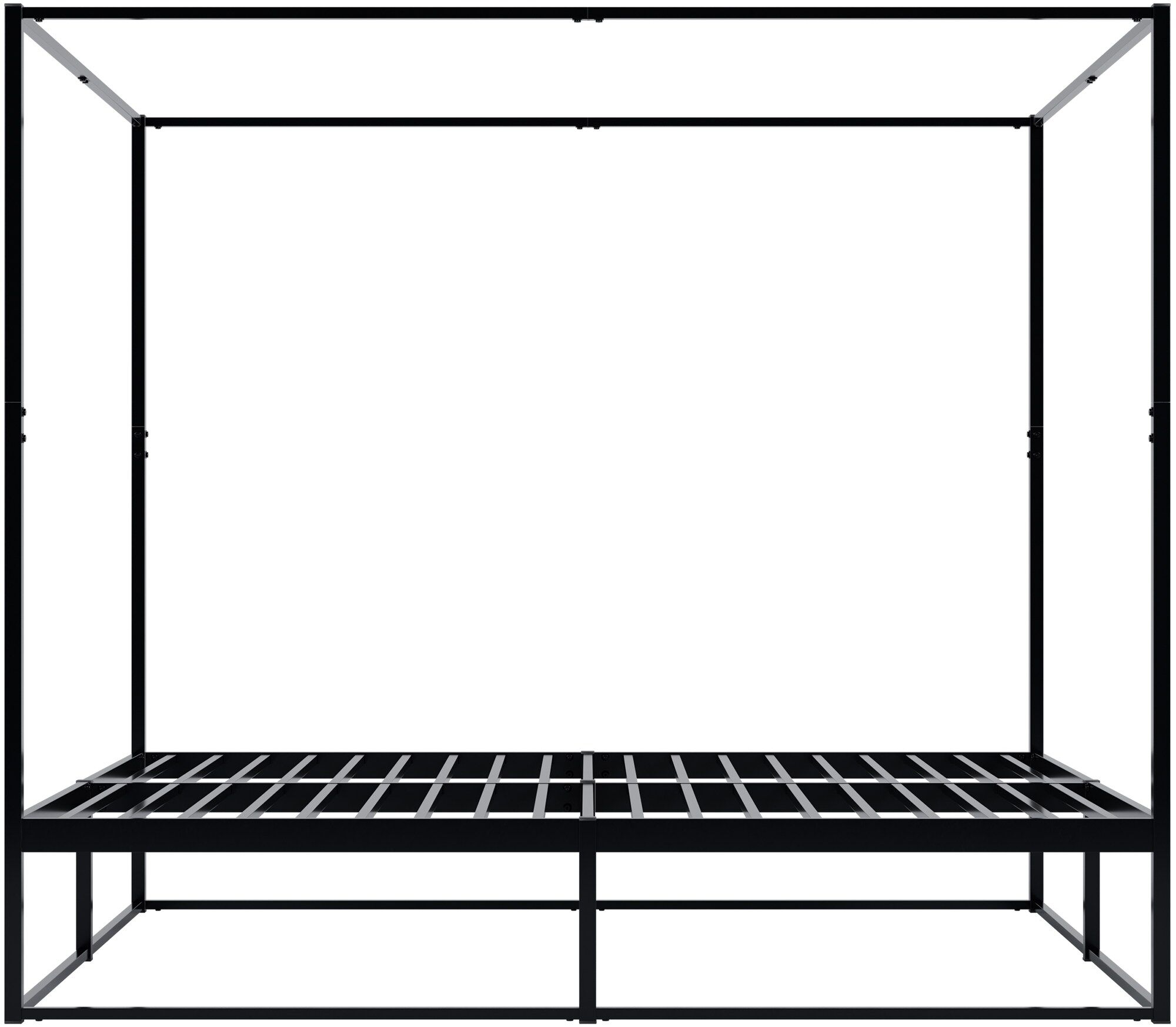 Himmelbett Batoni 180x200, schwarz