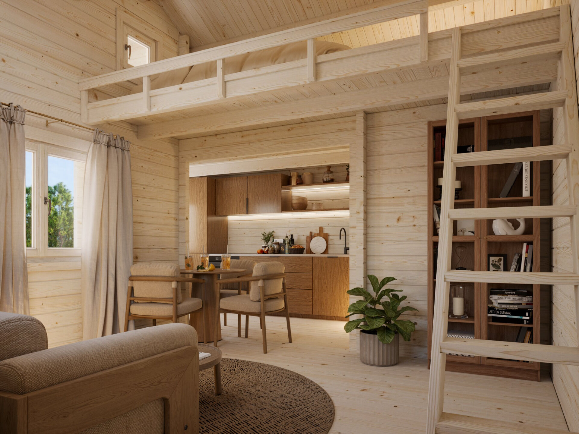 Palmako Ferienhaus Emily 40,1+5,2 m²