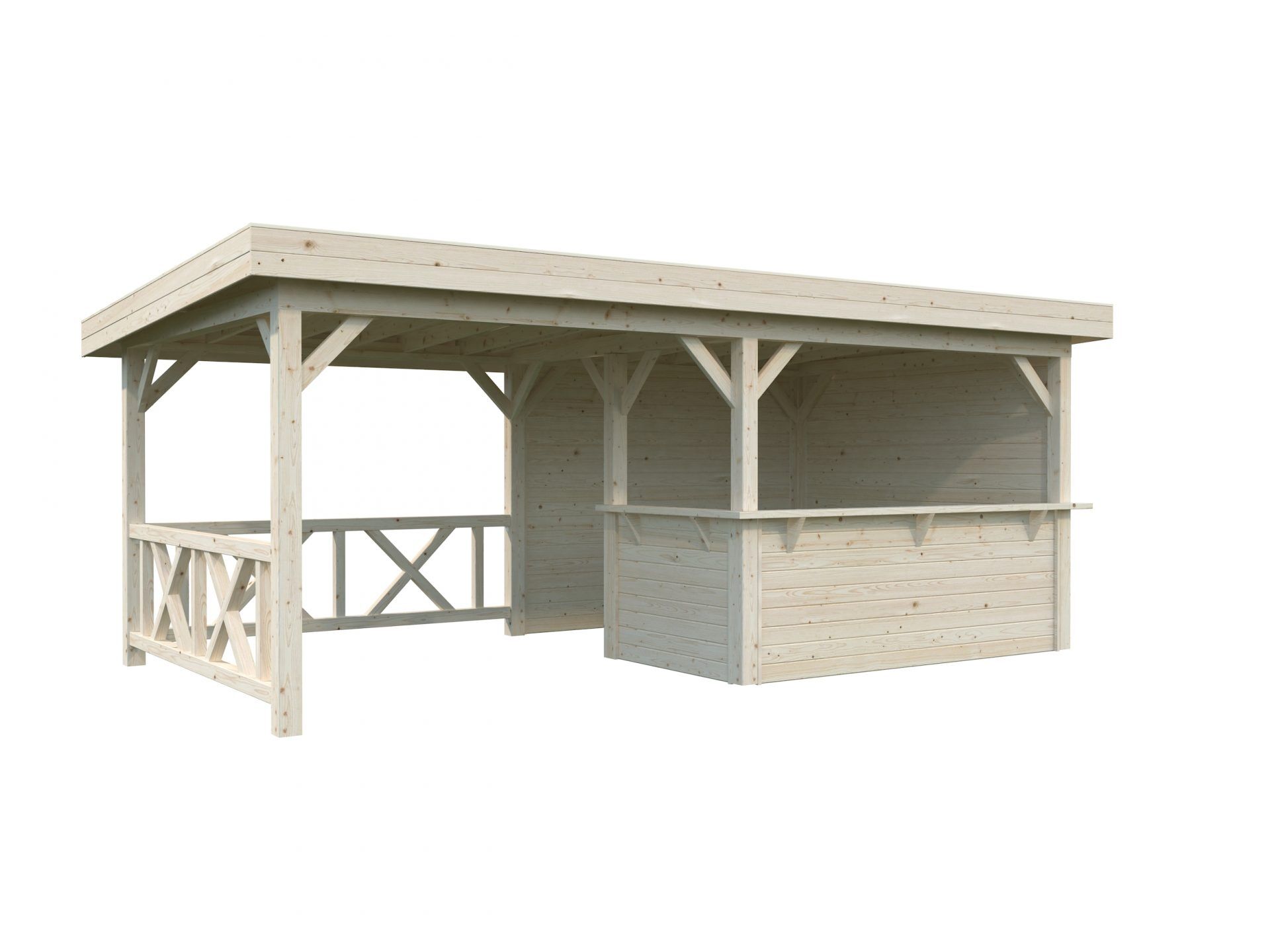 Palmako Pavillon Lenna 16,6 m2 Set 310