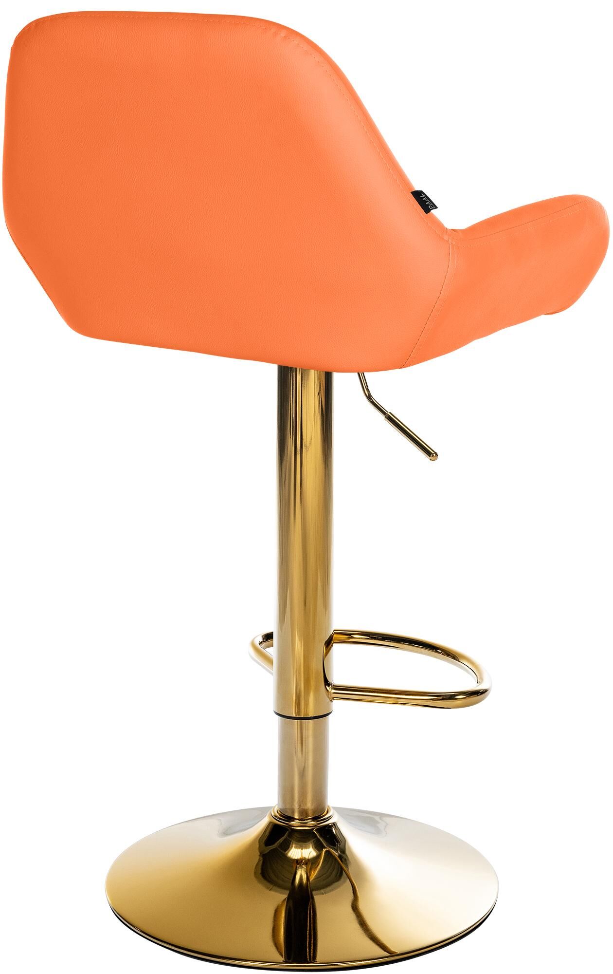 Barhocker Braga Gold Kunstleder, orange