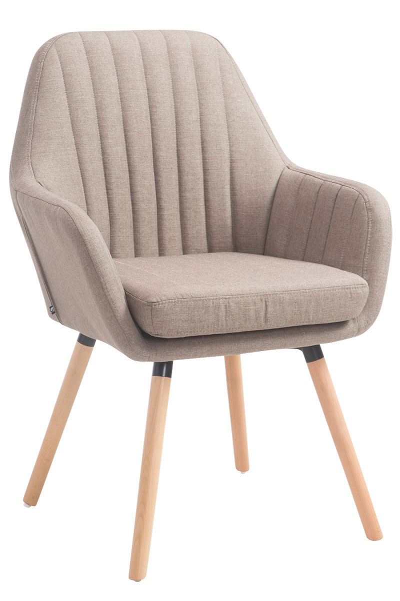 Stuhl Florian Stoff Natura, taupe