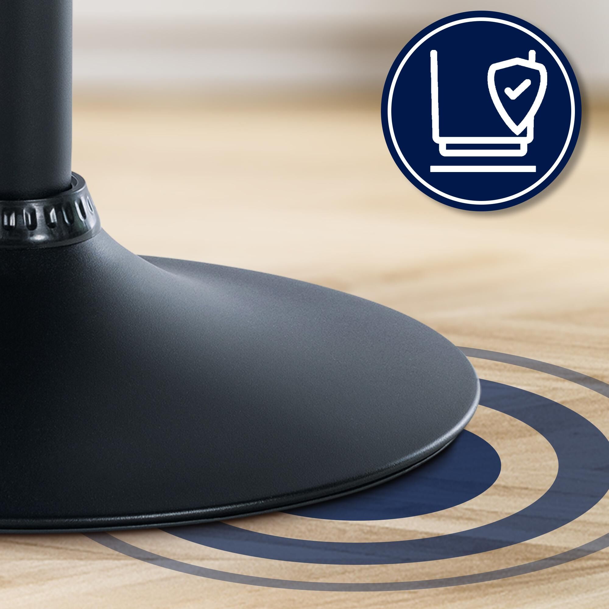 Barhocker Olinda Samt schwarz, braun