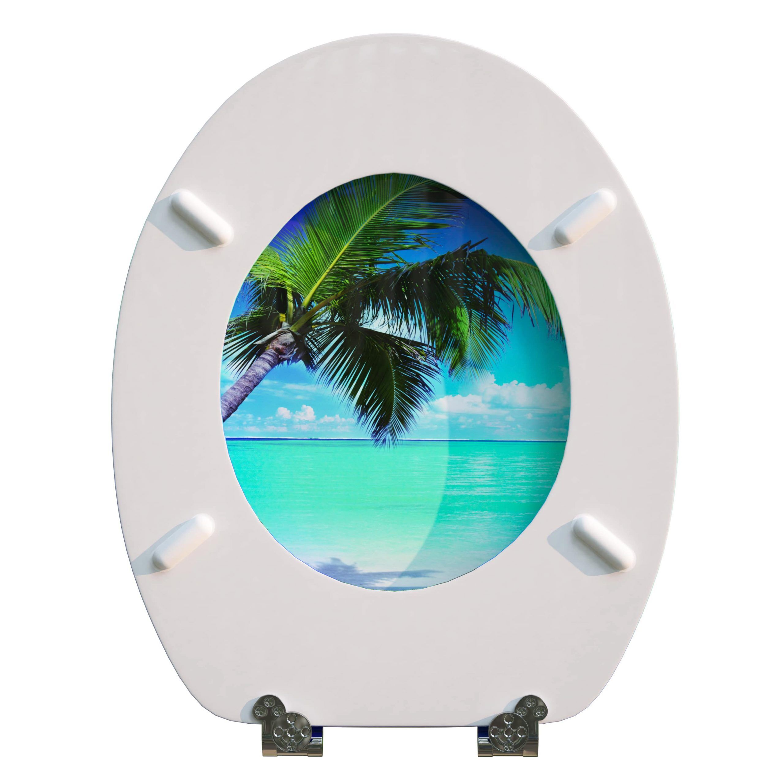 Toilettensitz Strand mit Absenkautomatik