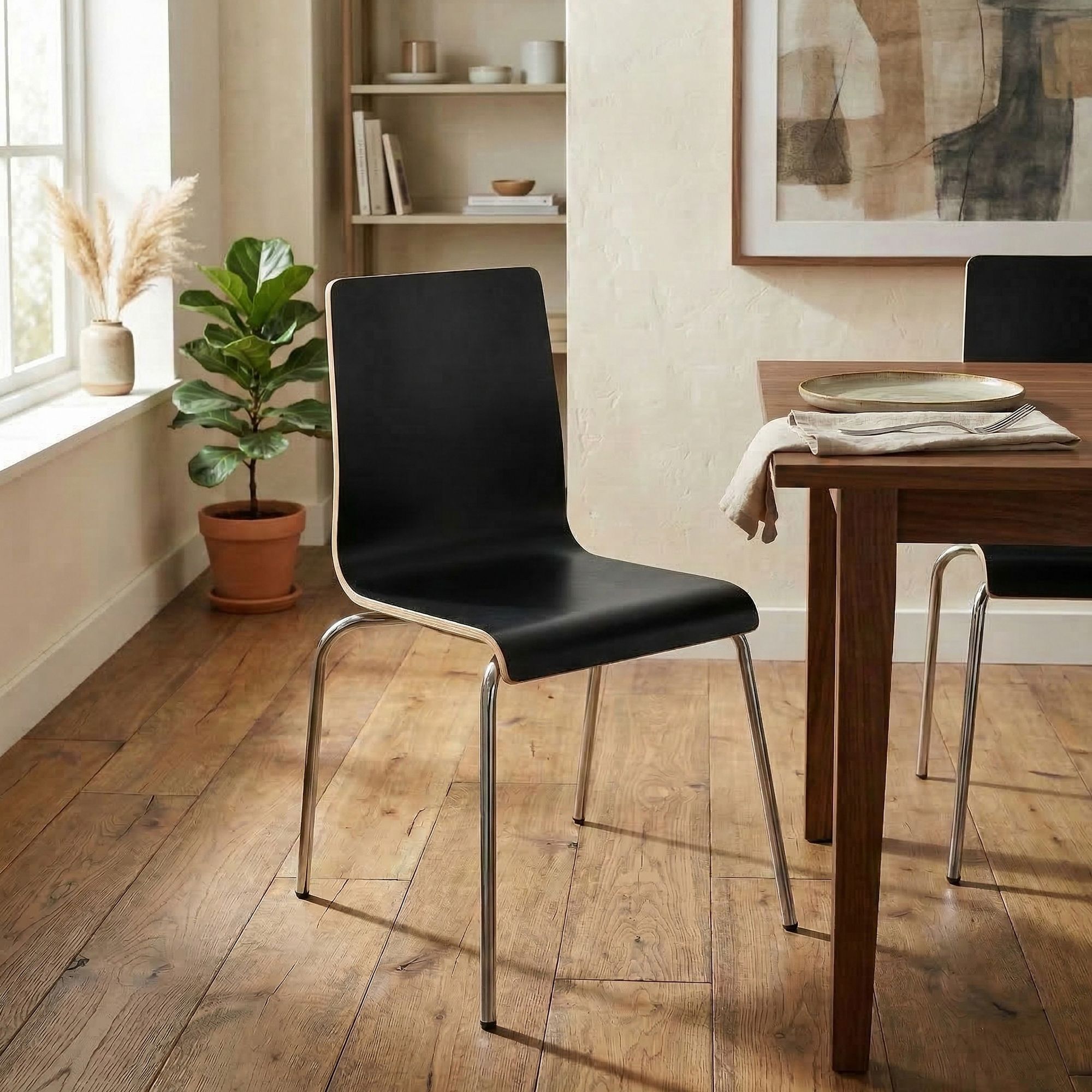 Besucherstuhl Gahanna, schwarz