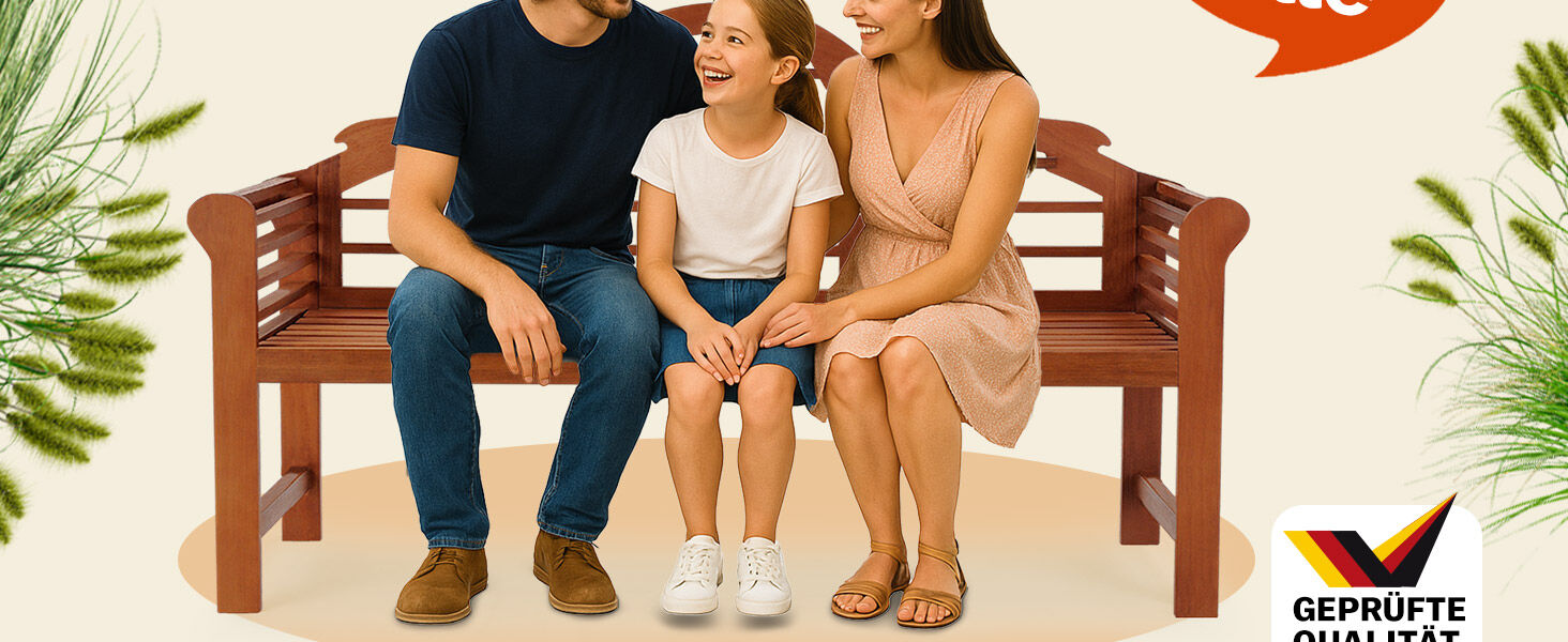 Gartenbank Marlboro Eukalyptusholz FSC®-zertifiziert 135x52x100cm