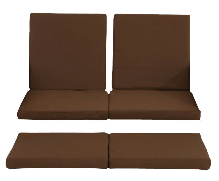 3er-Set Kissenbezüge Sofa Ancona, terrabraun