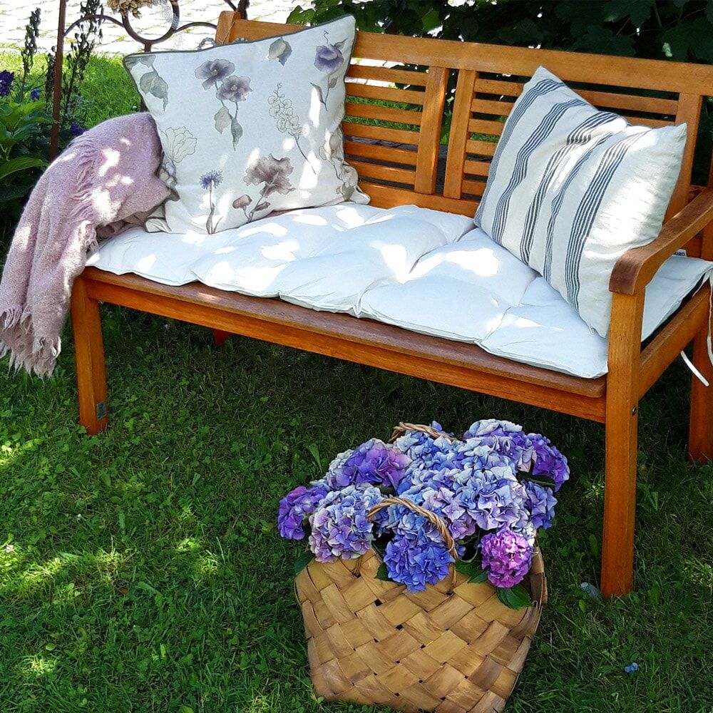 Bankauflage Creme 110x50x8cm