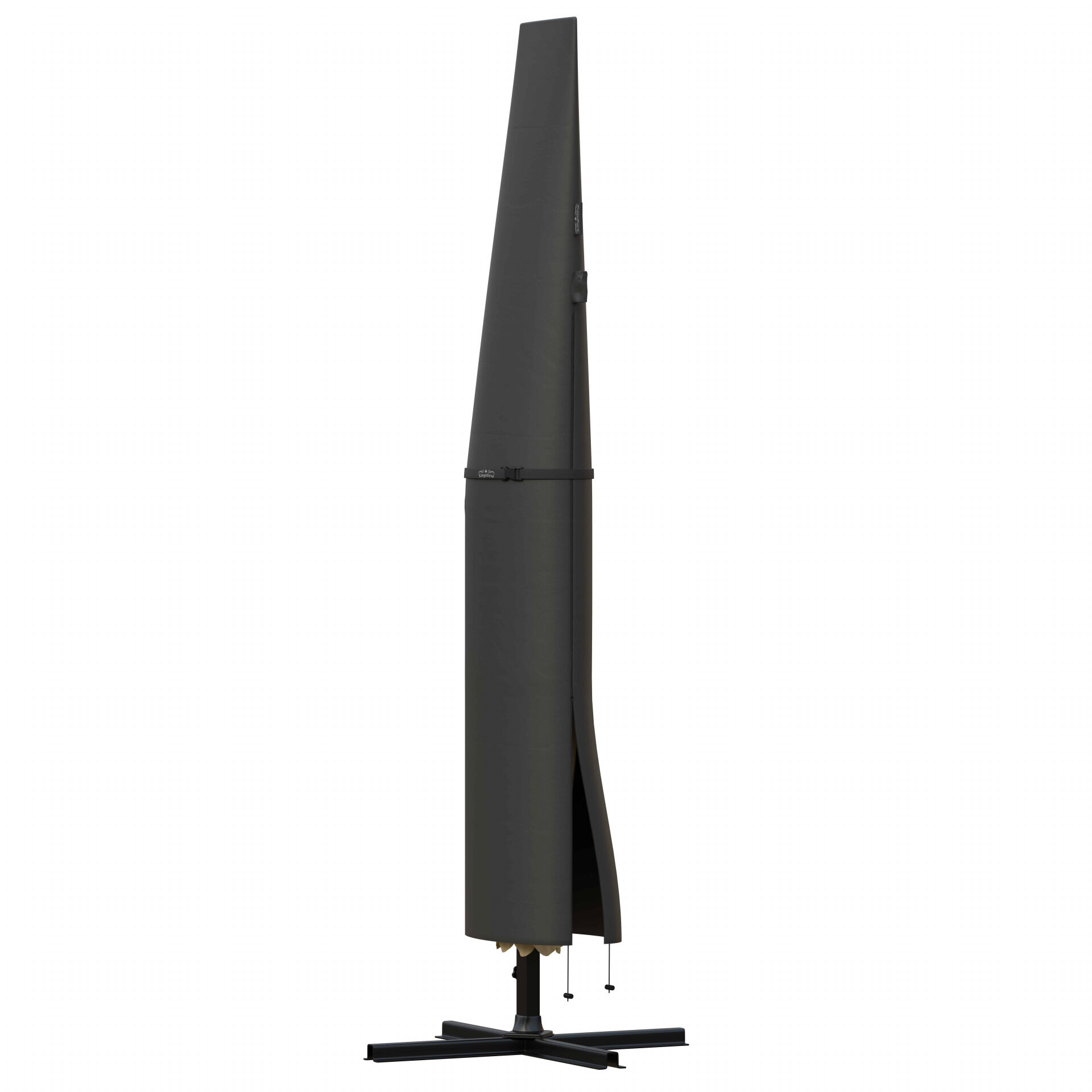 Abdeckung Sonnenschirm/Ampelschirm Anthrazit Ø350cm