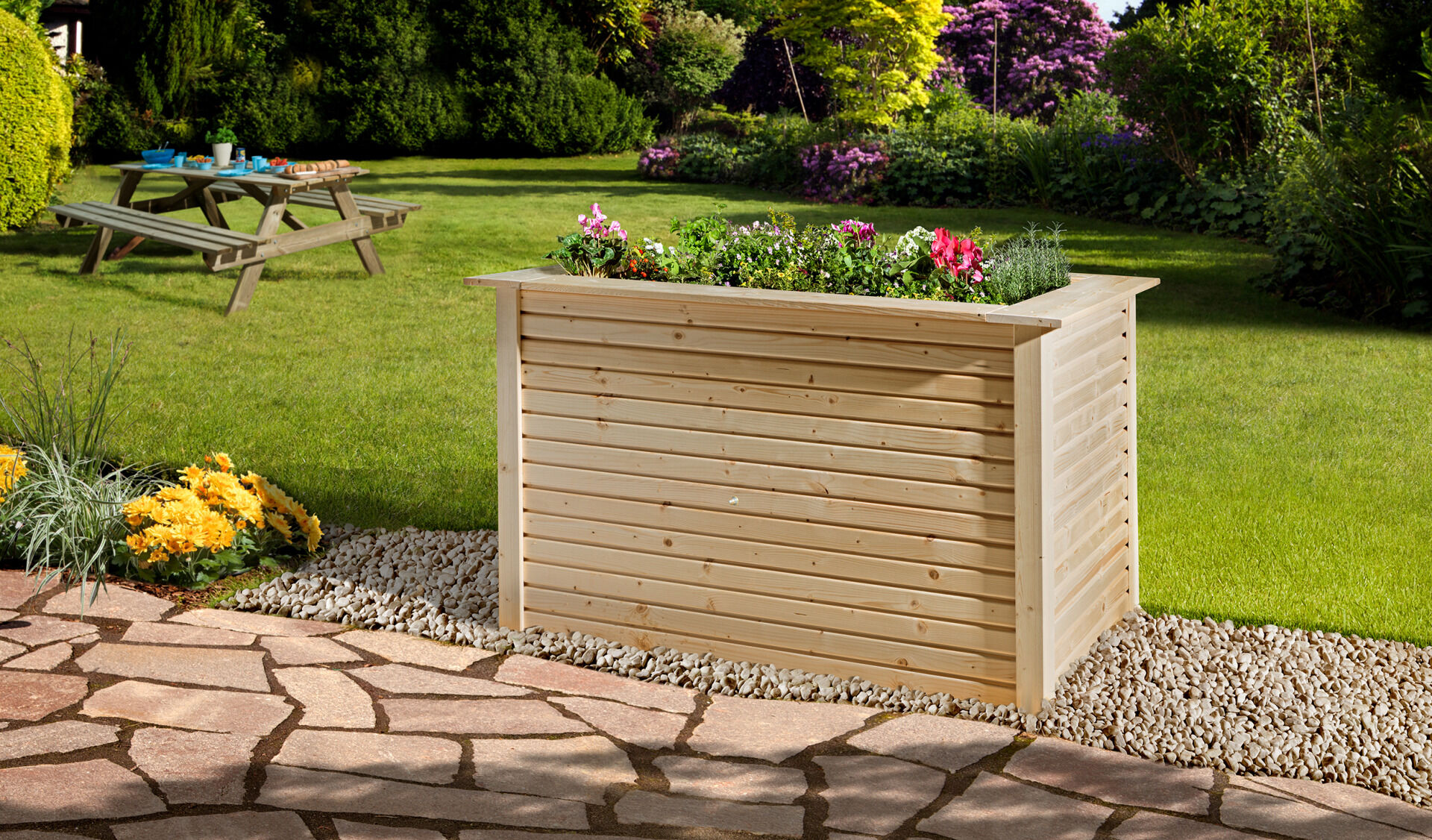 weka Profi-Hochbeet wekaLine, 28 mm, natur