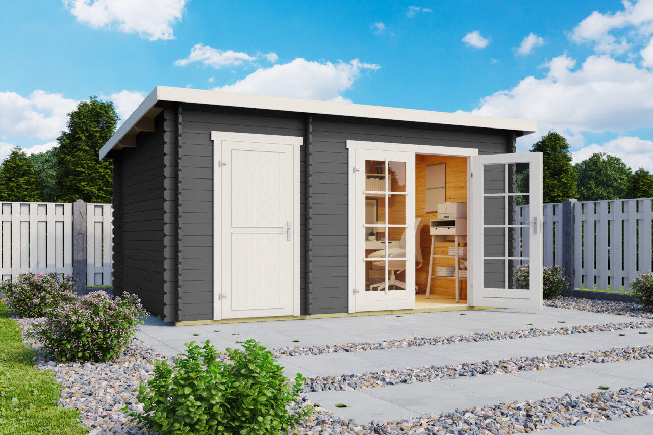 Pultdach Gartenhaus Lasita Maja Belmont 1
