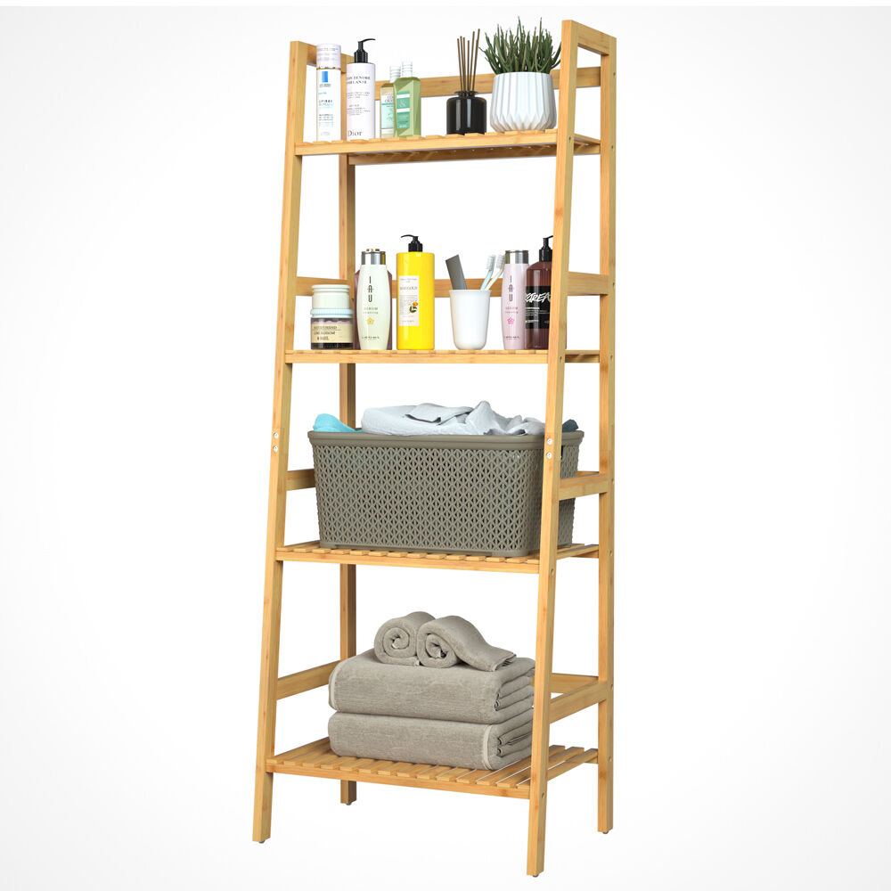 Standregal Bambus 123x48x32cm