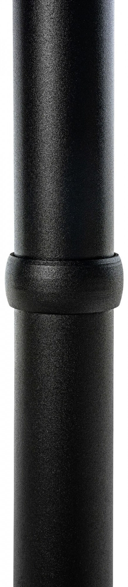 Stehtisch eckig, schwarz/schwarz