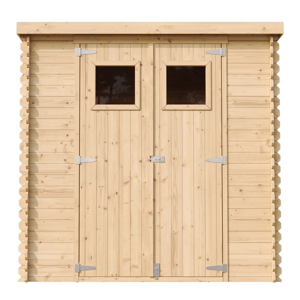 Gartenhaus Benno M311+M311G mit Boden – Gerätehaus Holz 200 x 130 cm – 2 m2