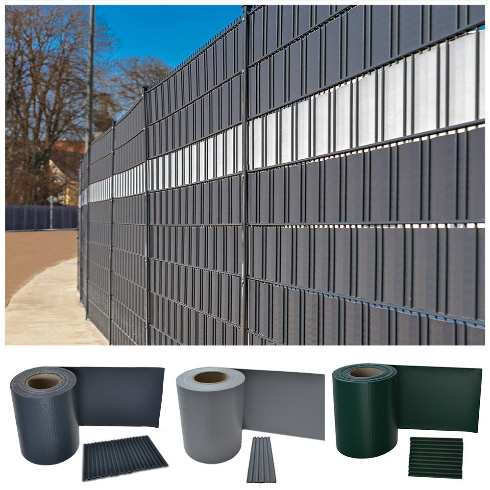 Zaunfolie PVC Sichtschutz MATA - Grün