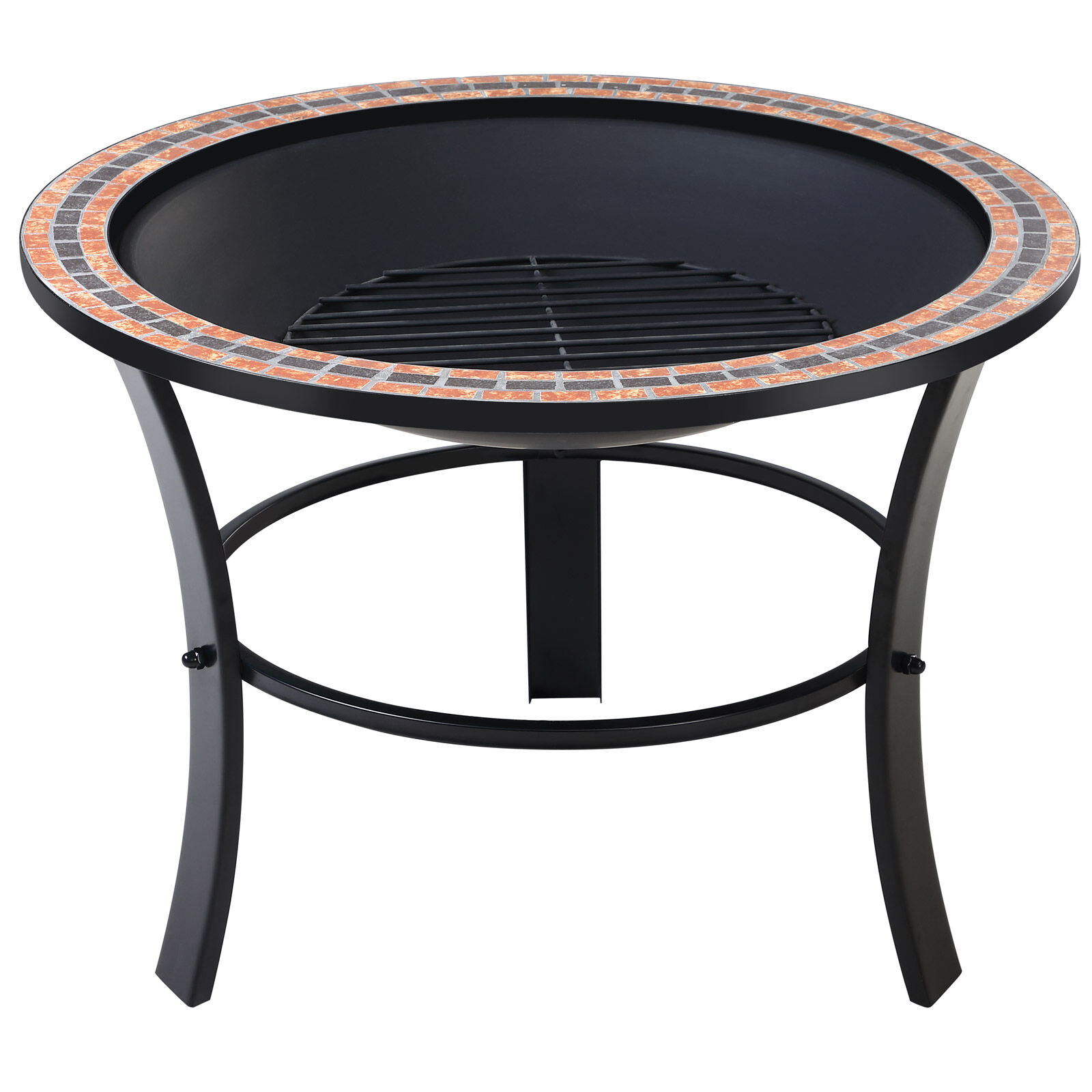Feuerschale Fuoco Mosaik Stahl Ø76cm