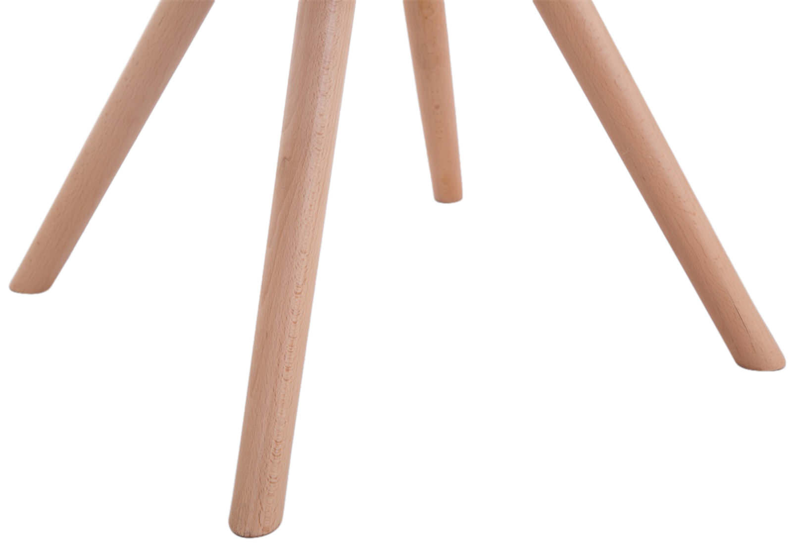 4er Set Stühle Toulouse Stoff Natura Rund, blau