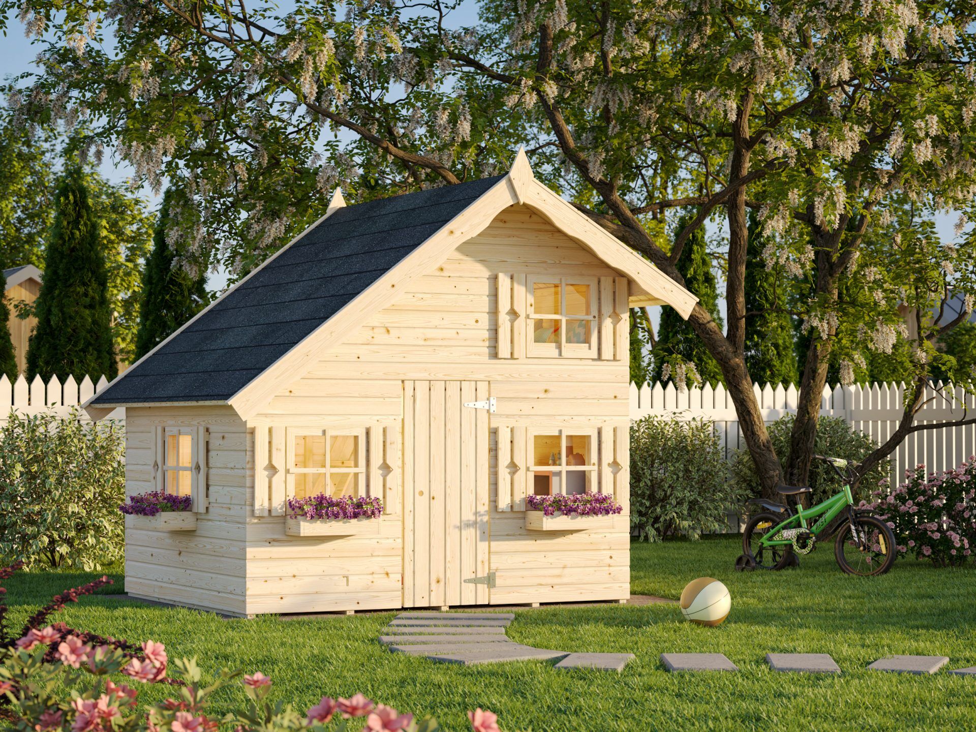 Palmako Kinderspielhaus Tom 3,8 m²