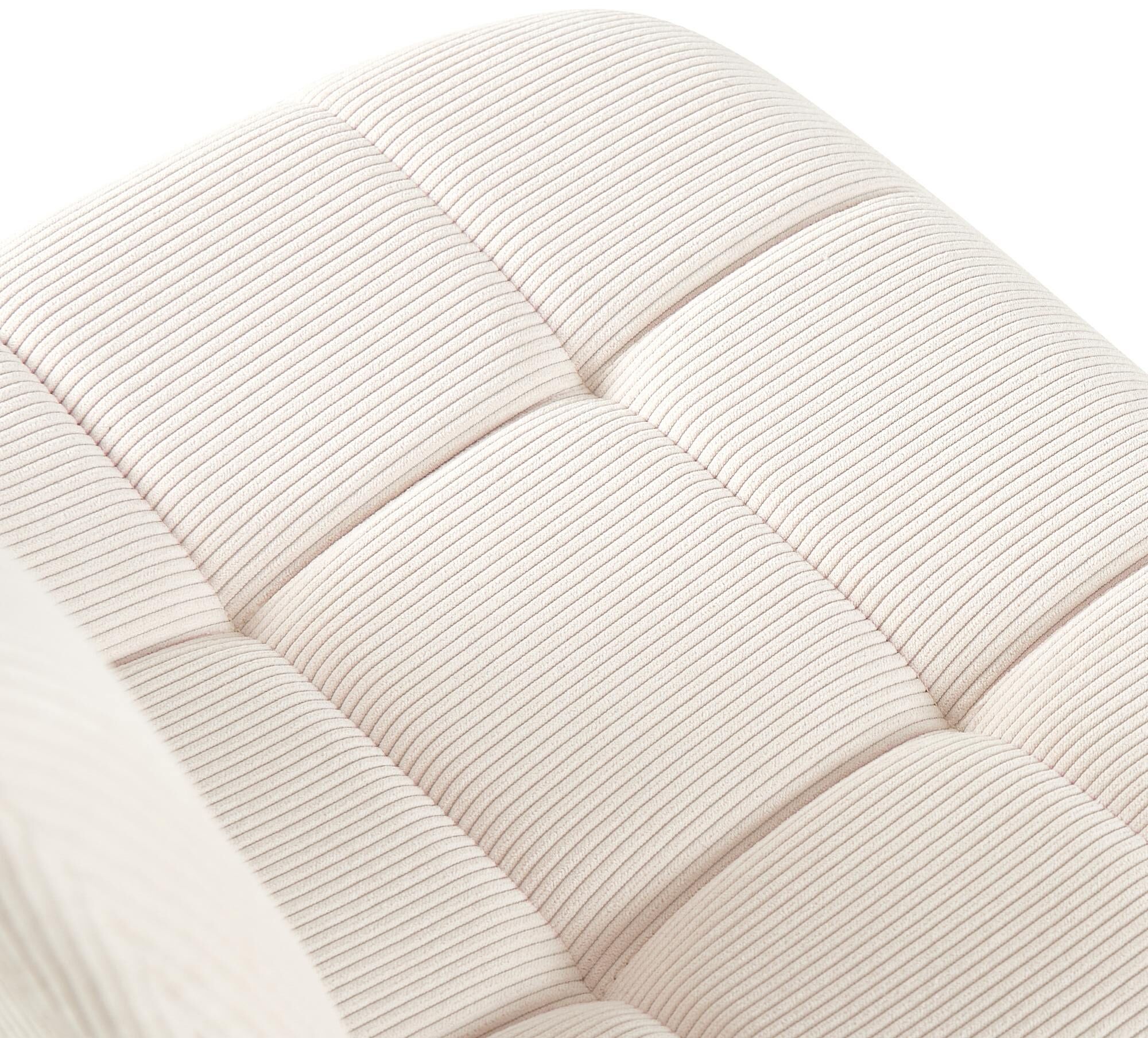 2er Set Esszimmerstuhl Tilde Cord, creme