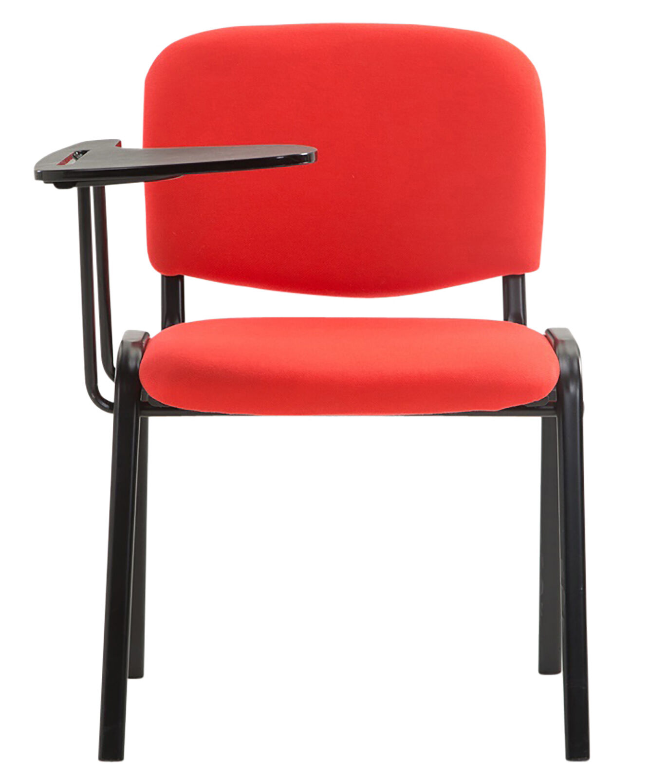 4er Set Stühle Ken mit Klapptisch Stoff, rot