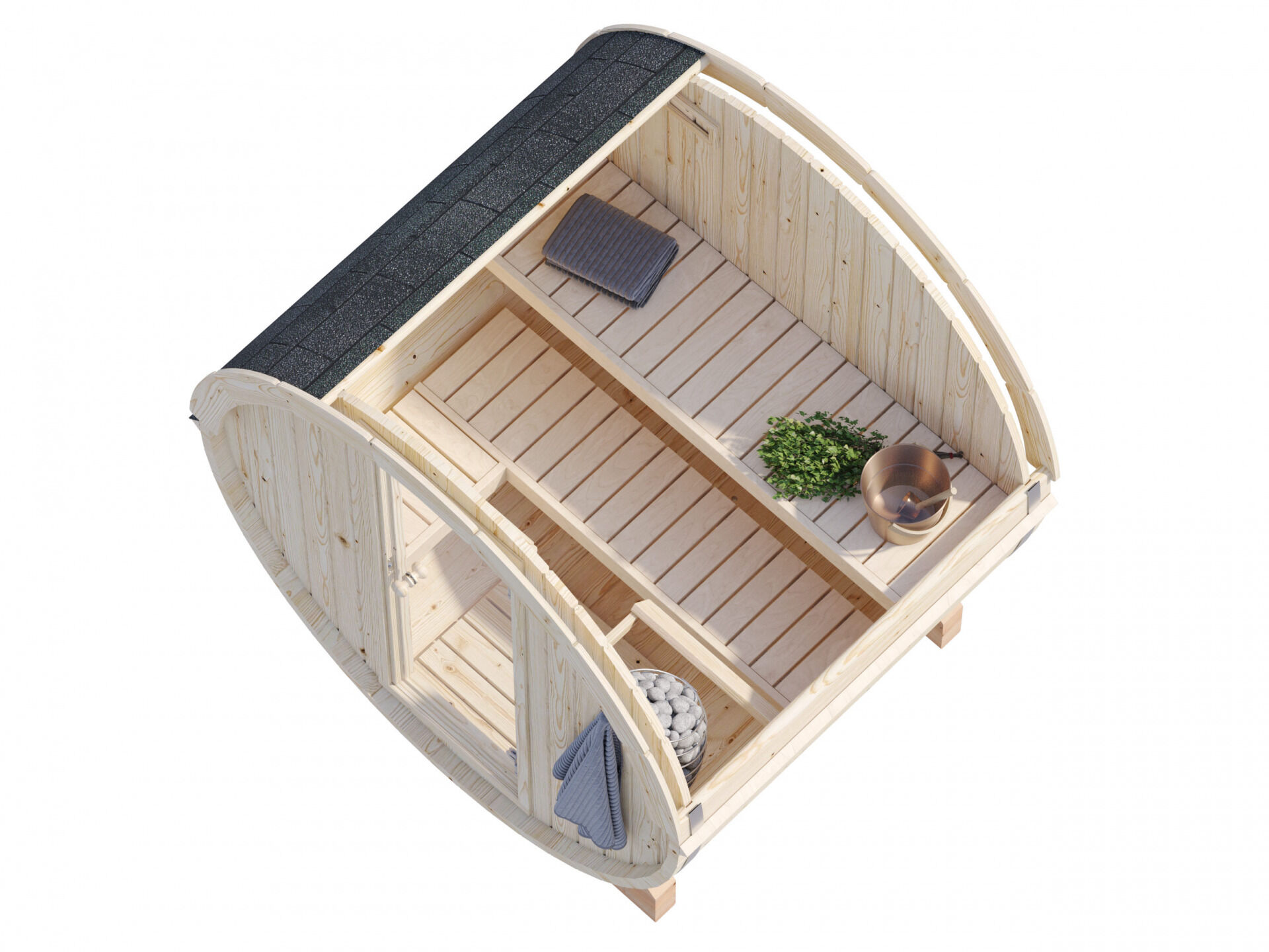 Palmako Saunafass Anita 0,9 m²