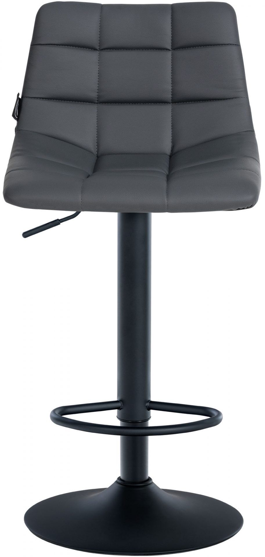 2er Set Barhocker Jerry Kunstleder schwarz, grau