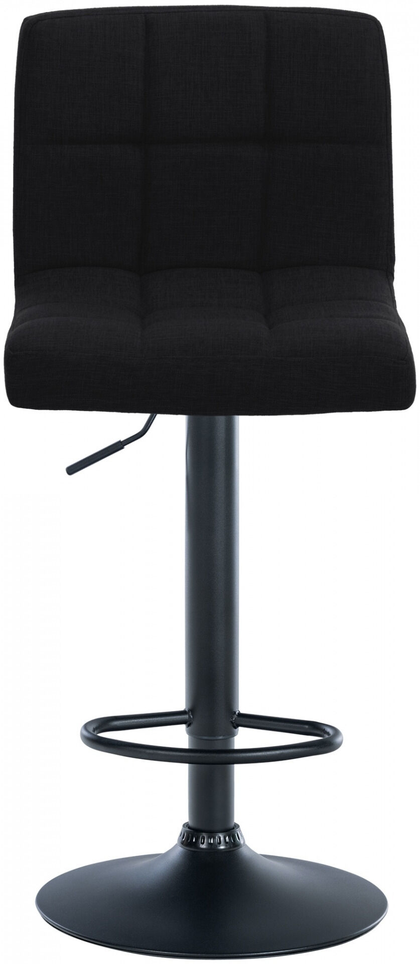 2er Set Barhocker Calma Stoff schwarz, schwarz