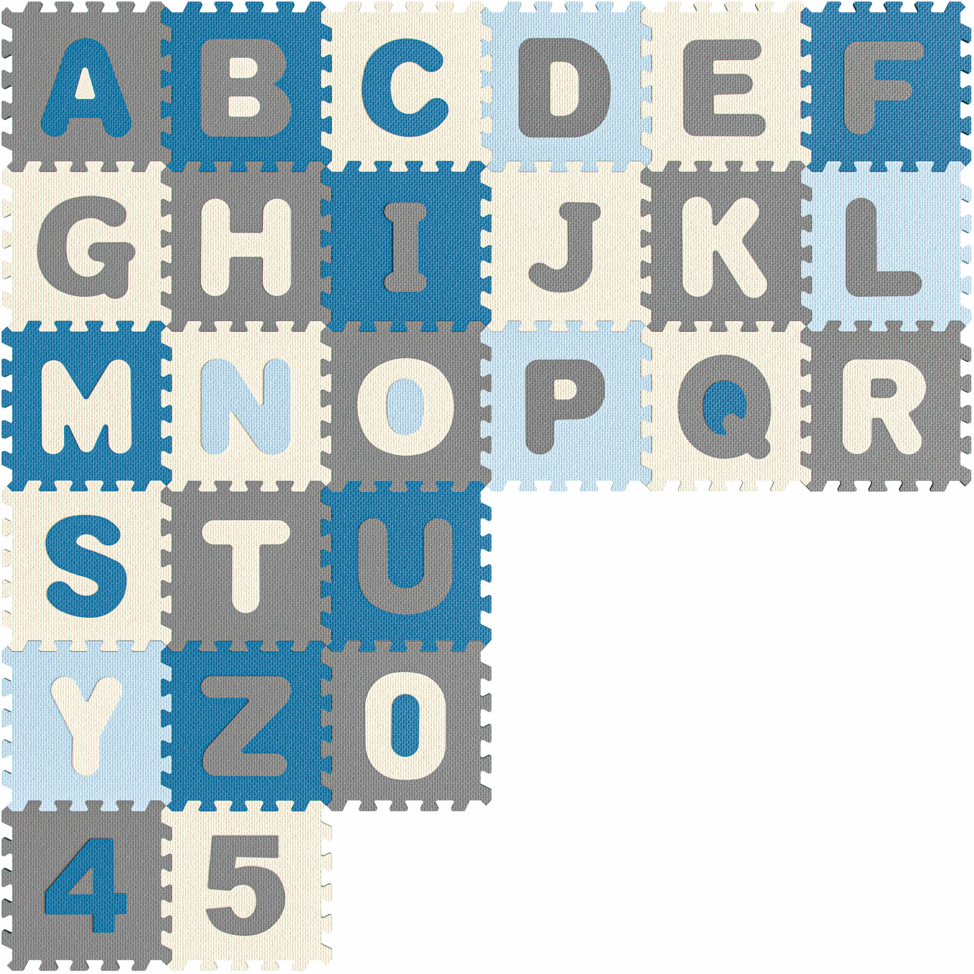 Puzzlematte 86-tlg Blau