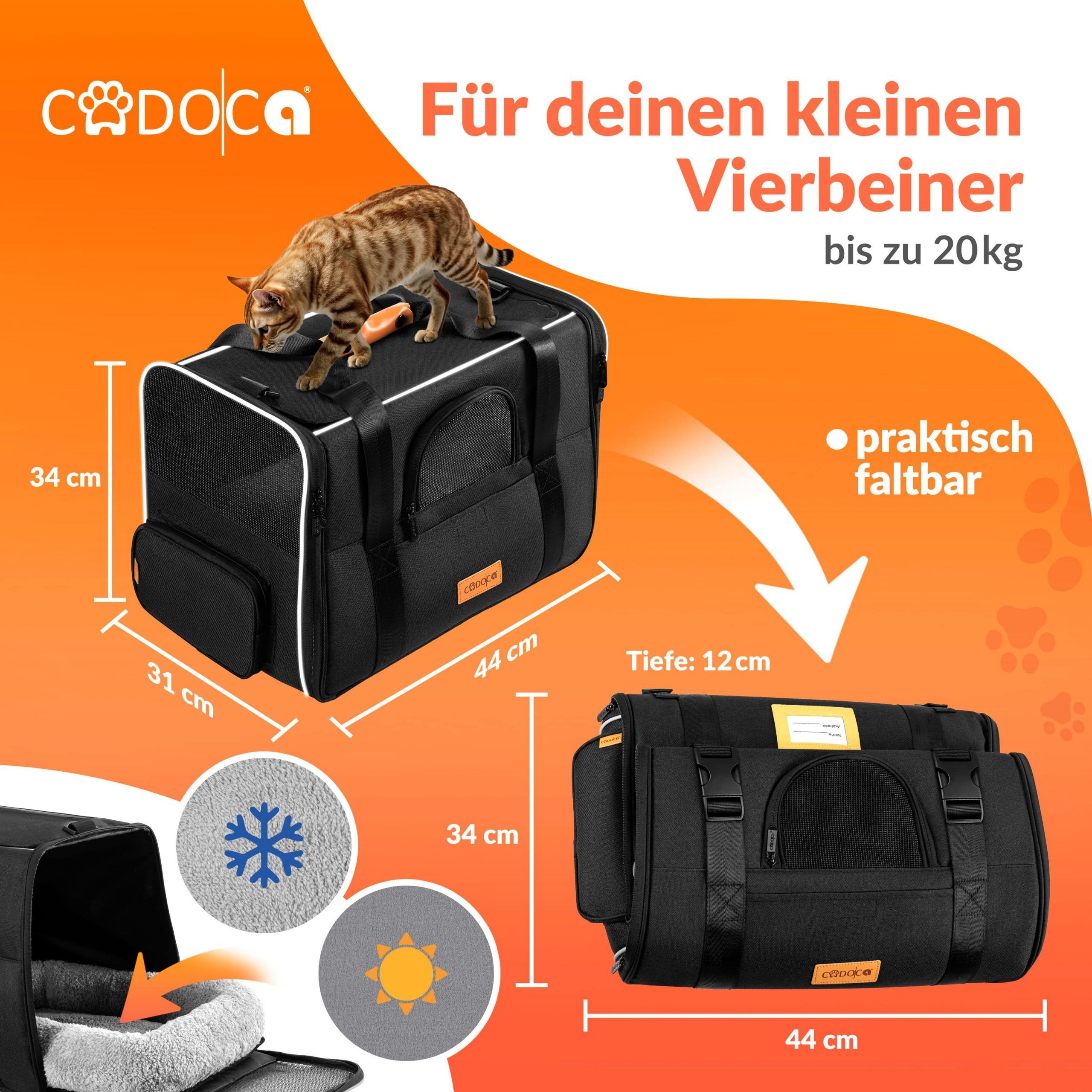 Katzentransportbox Anthrazit 44x34x31cm bis 20kg