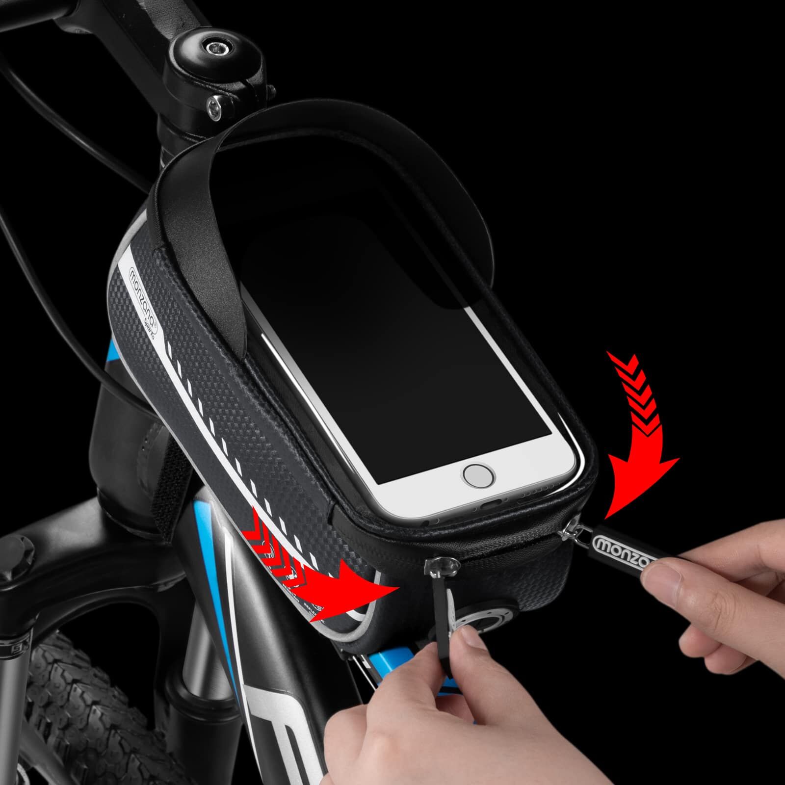 Fahrradtasche Titan 20x11,5x11cm