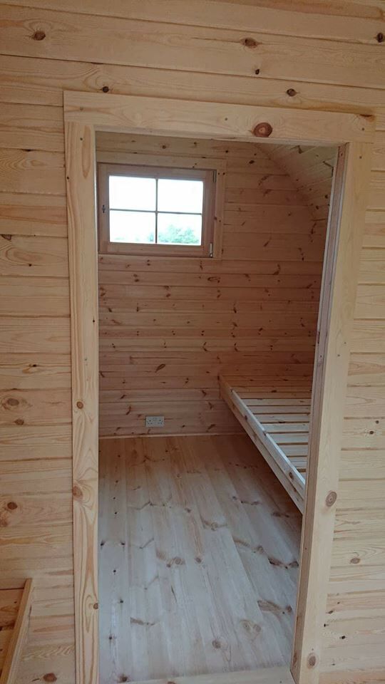 Camping Fass Oslo 300x590, schwarz - Hexagonal