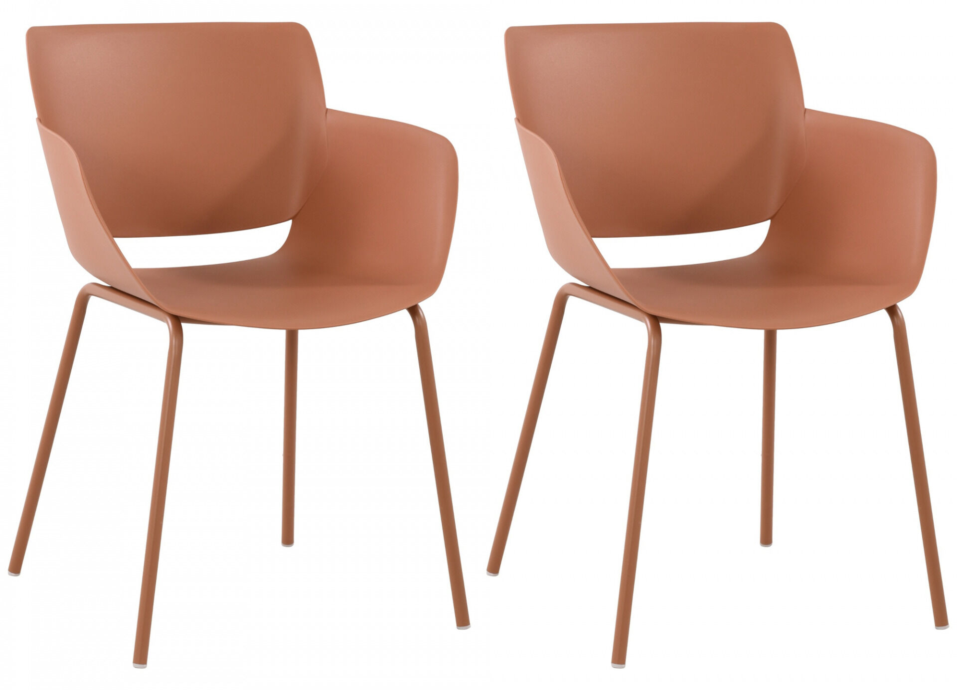 2er Set Stuhl Alpena, terracotta