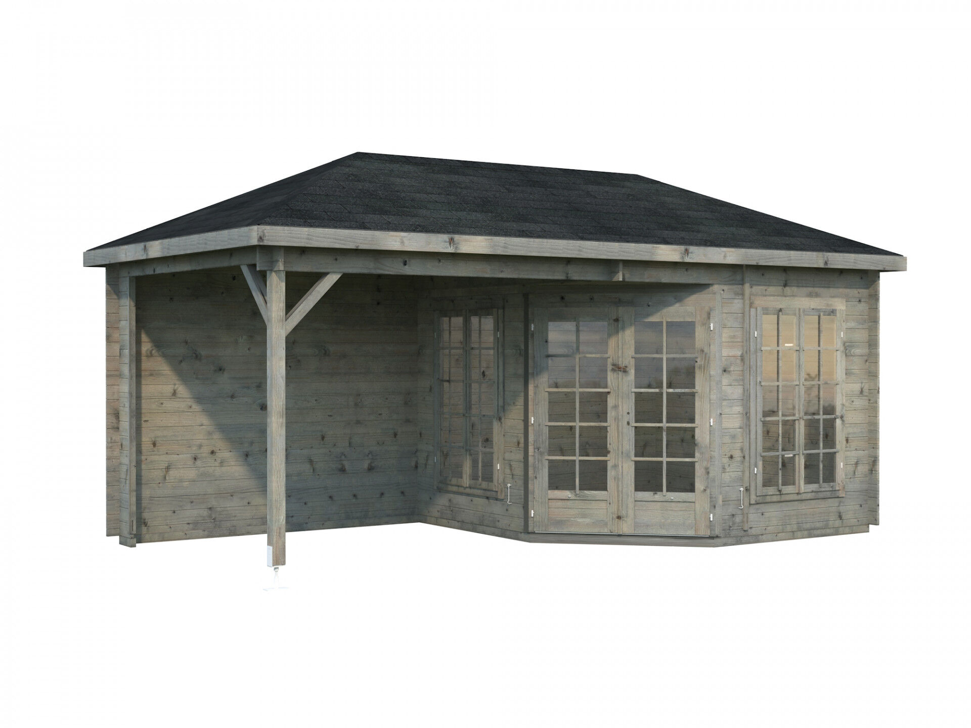 Palmako 5 Eck Gartenhaus Melanie 7,0+8,1 m²