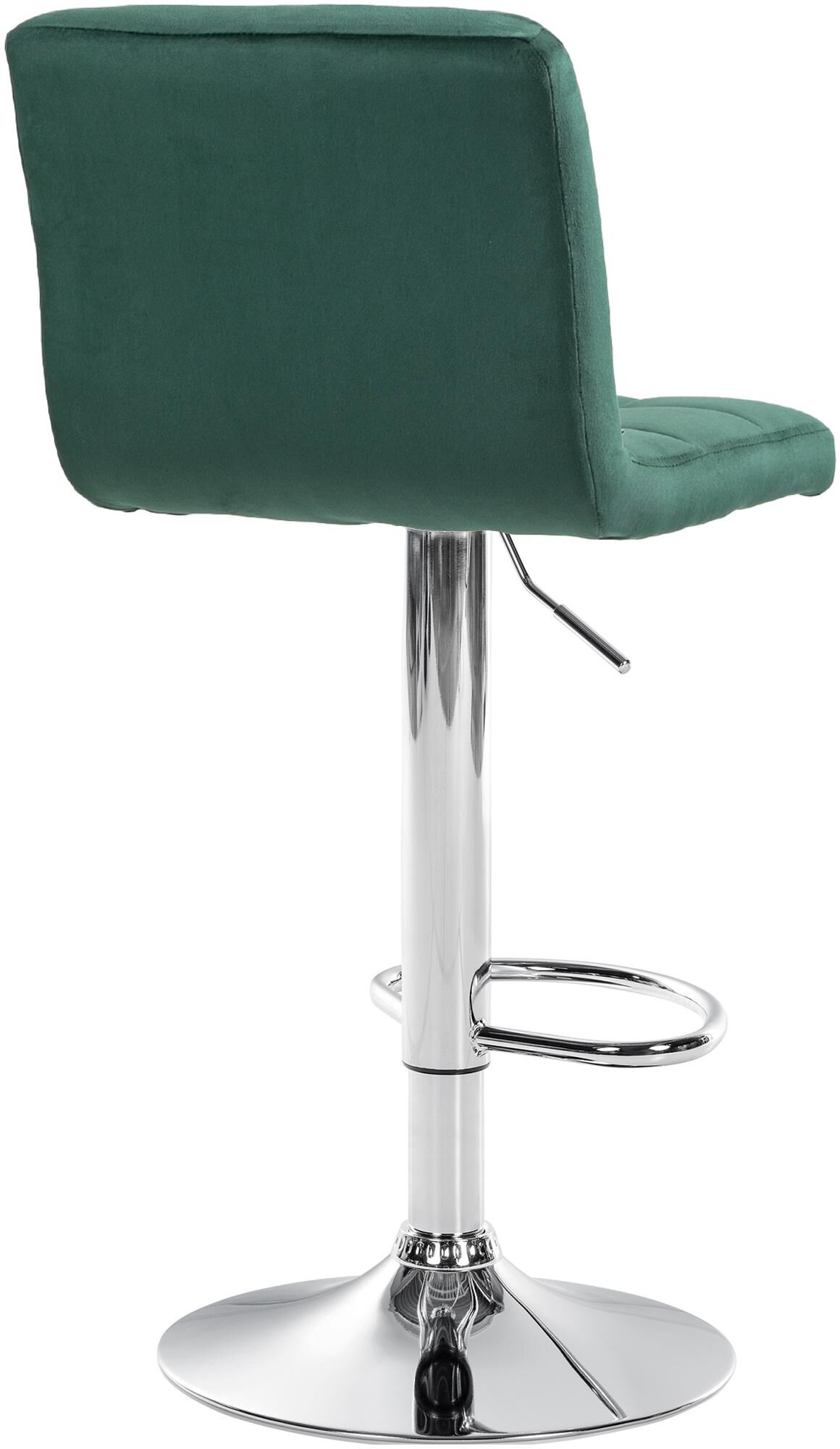 Barhocker Peru Samt chrom, grün