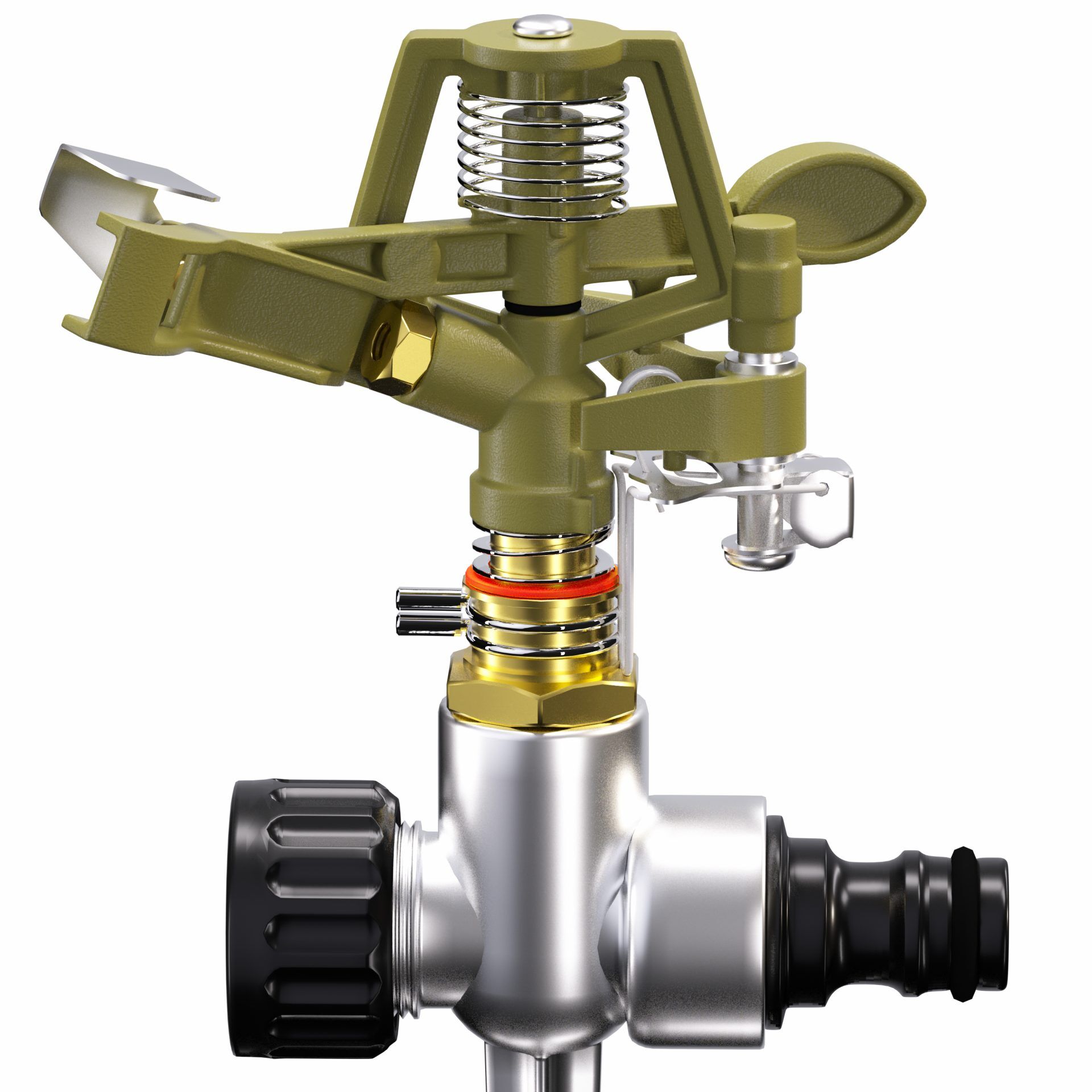 Rasensprenger Impulsregner 29x11x6cm 530m²