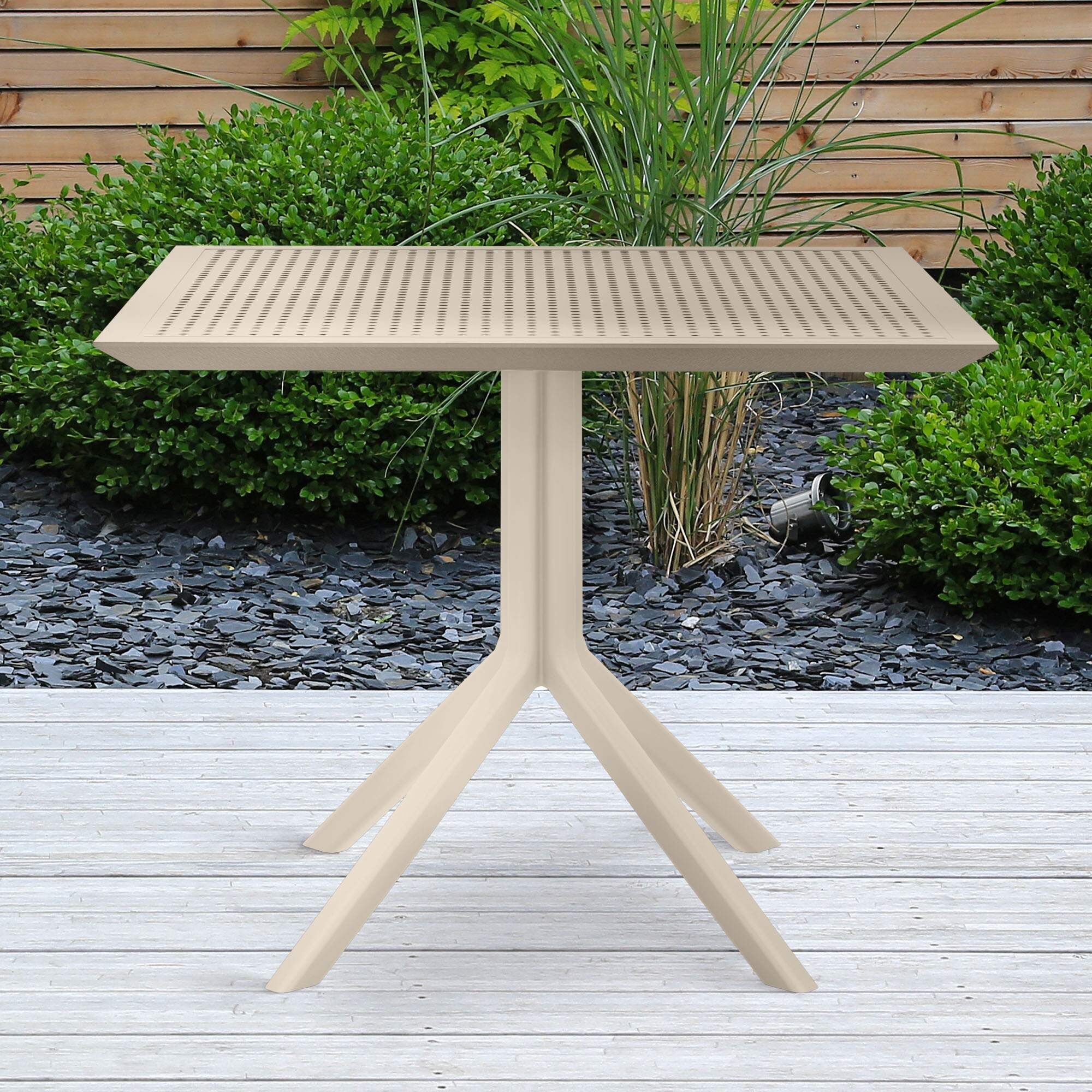 Tisch Sky 80 cm, taupe