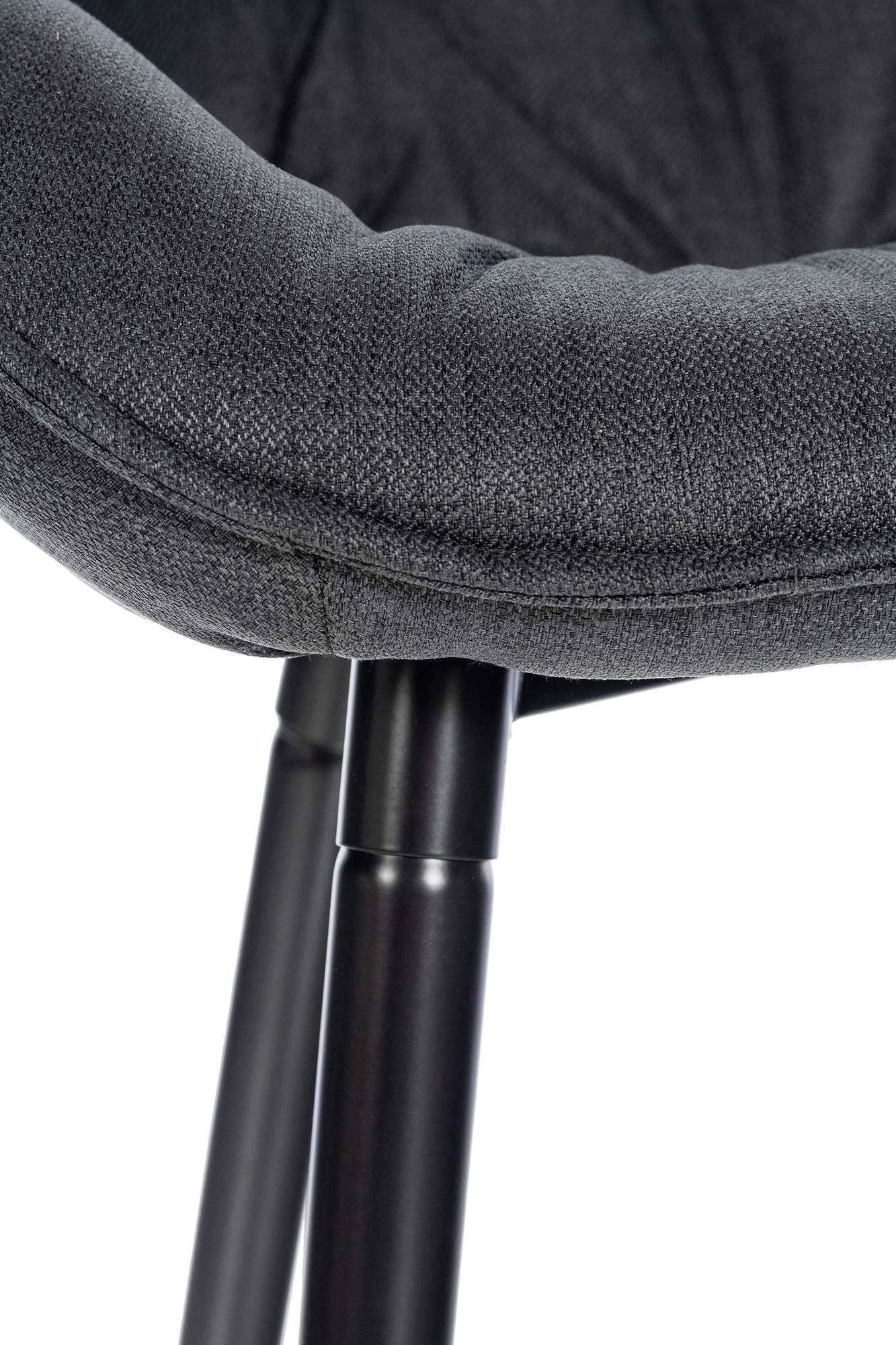 Barhocker Gibson Stoff, dunkelgrau