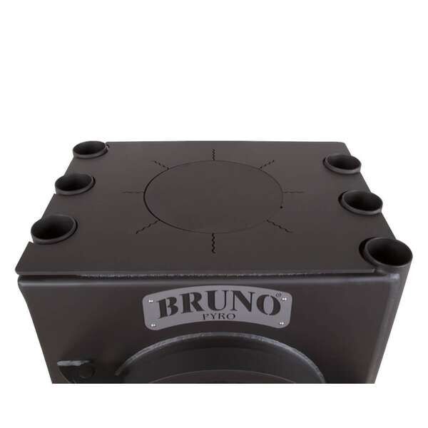 Werkstattofen Bruno Pyro I 13 kW mit Herdplatte
