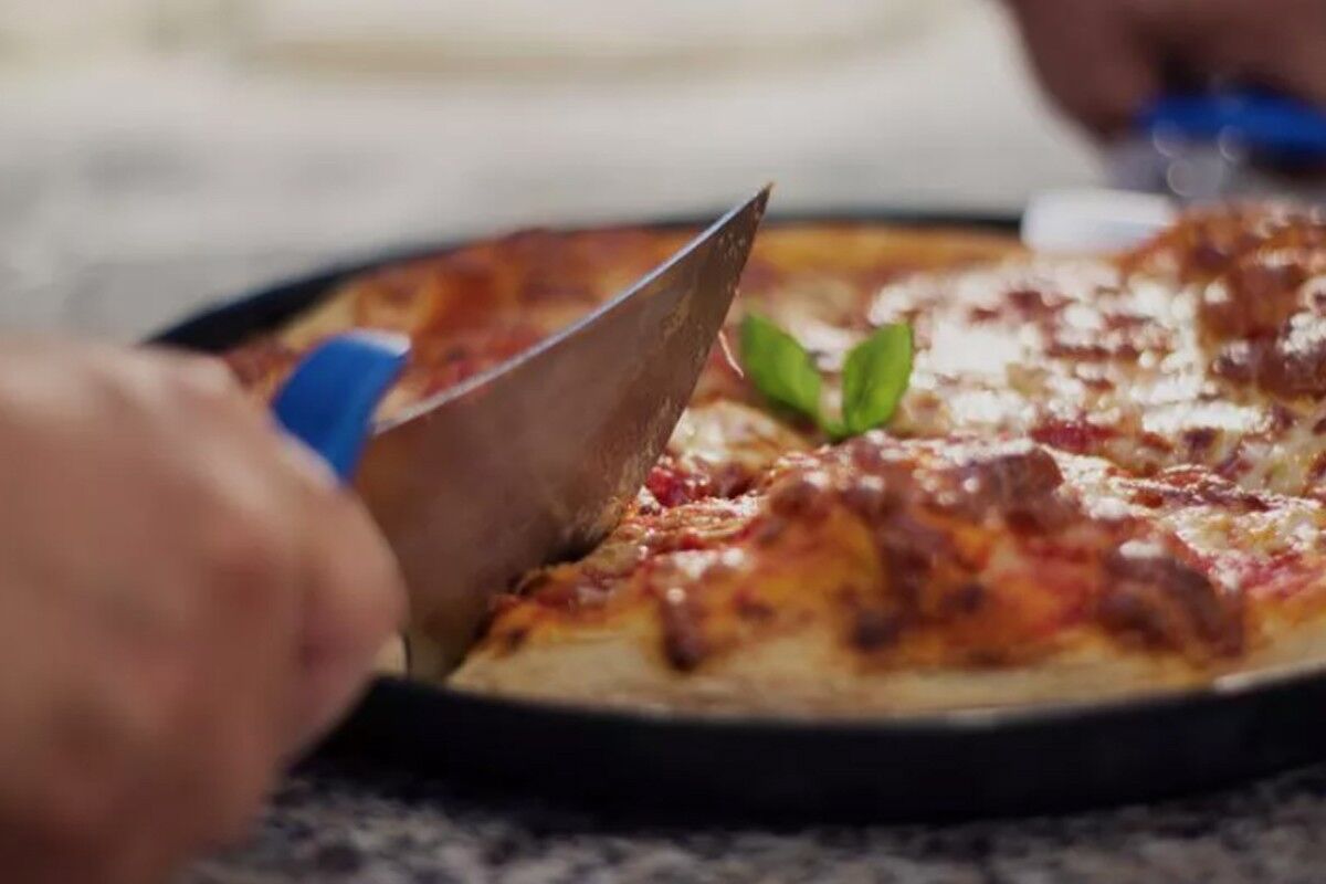 Pizzamesser aus Edelstahl