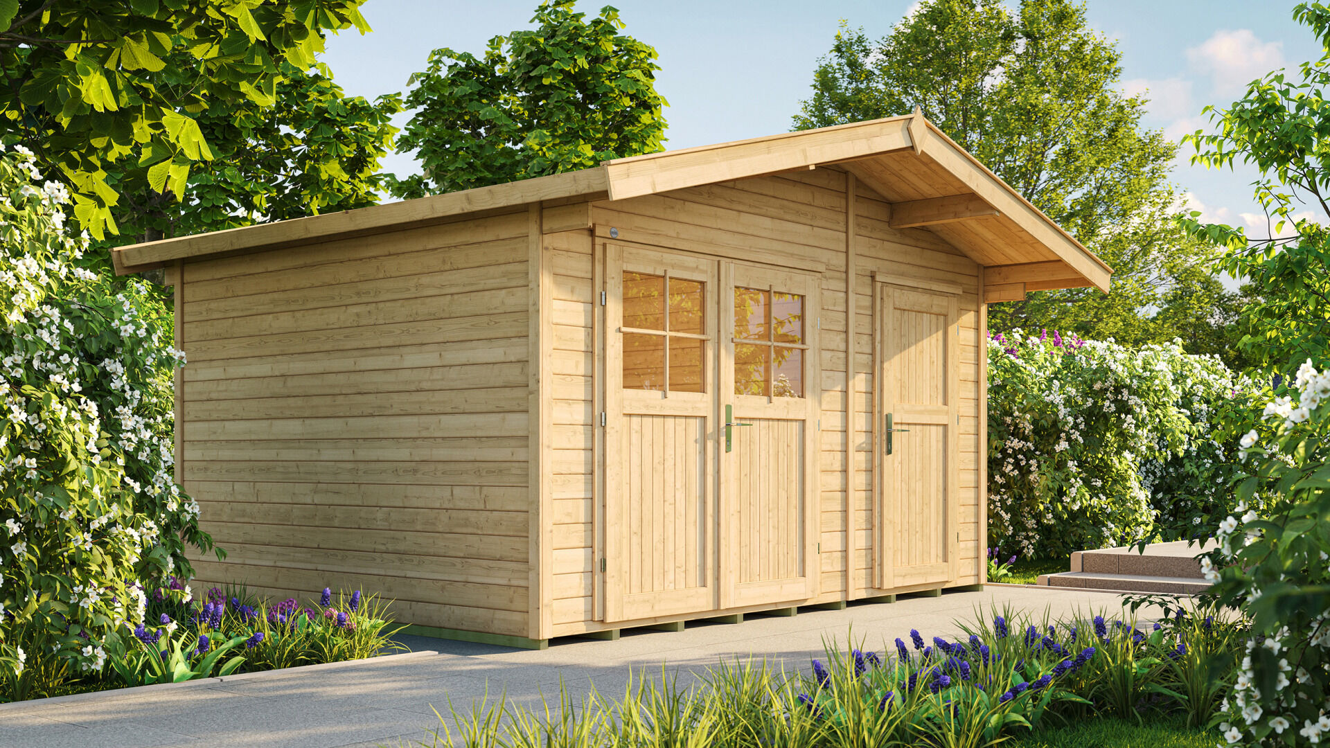 weka Gartenhaus 261 - 4,6x3,8m