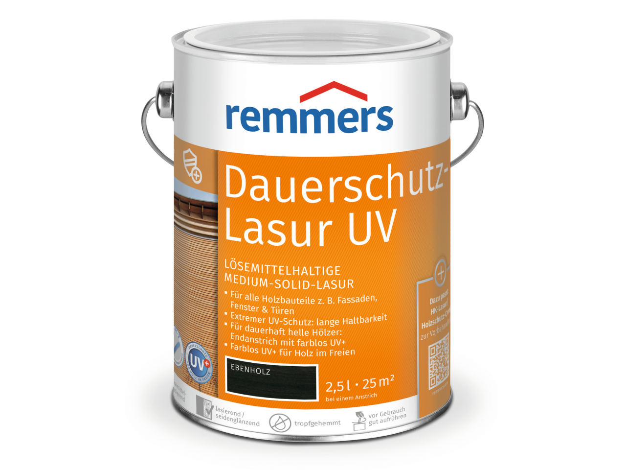 Remmers Dauerschutz-Lasur UV 2.5 l, kiefer (RC-270)