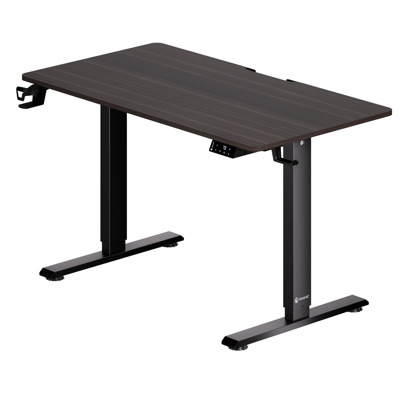 Höhenverstellbarer Schreibtisch Braun 110x60x73-118cm