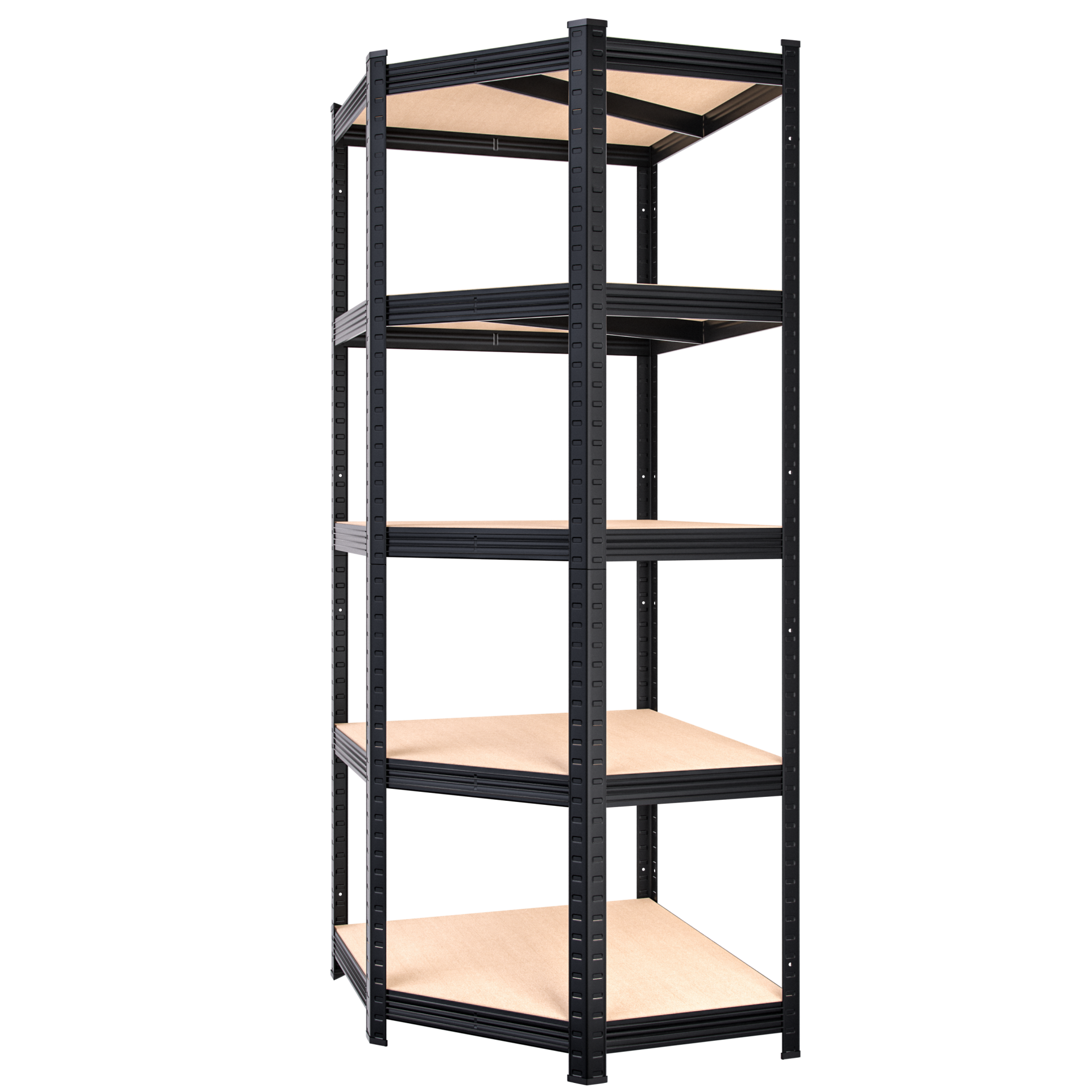 Schwerlasteckregal Schwarz 180x70x40cm verzinkt 875kg