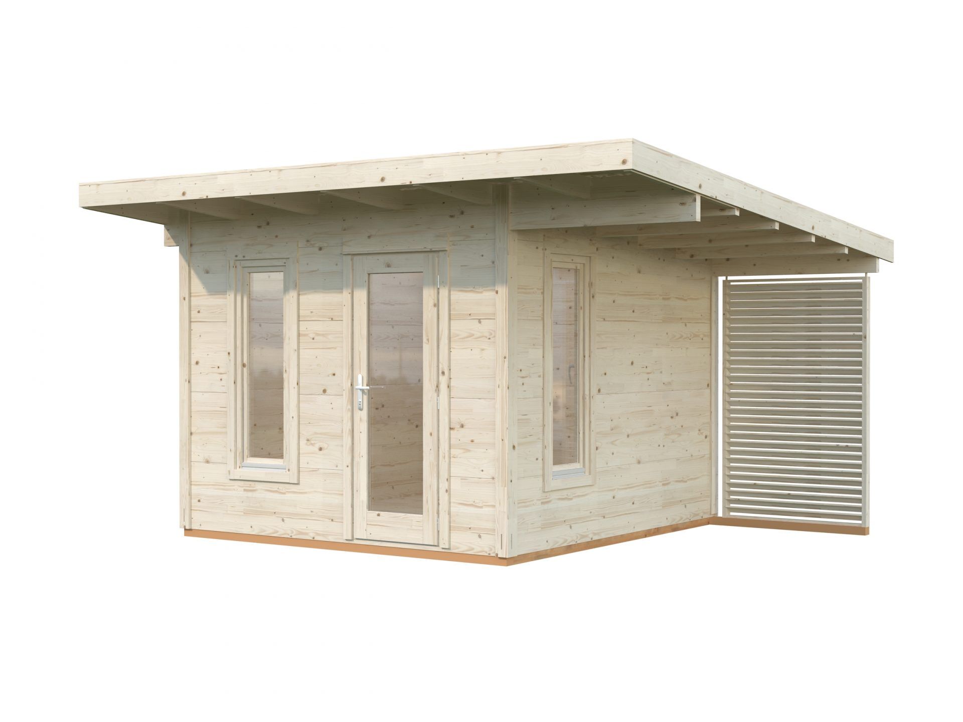 Palmako Pultdach Gartenhaus Grace 8,1m2+4,1m2