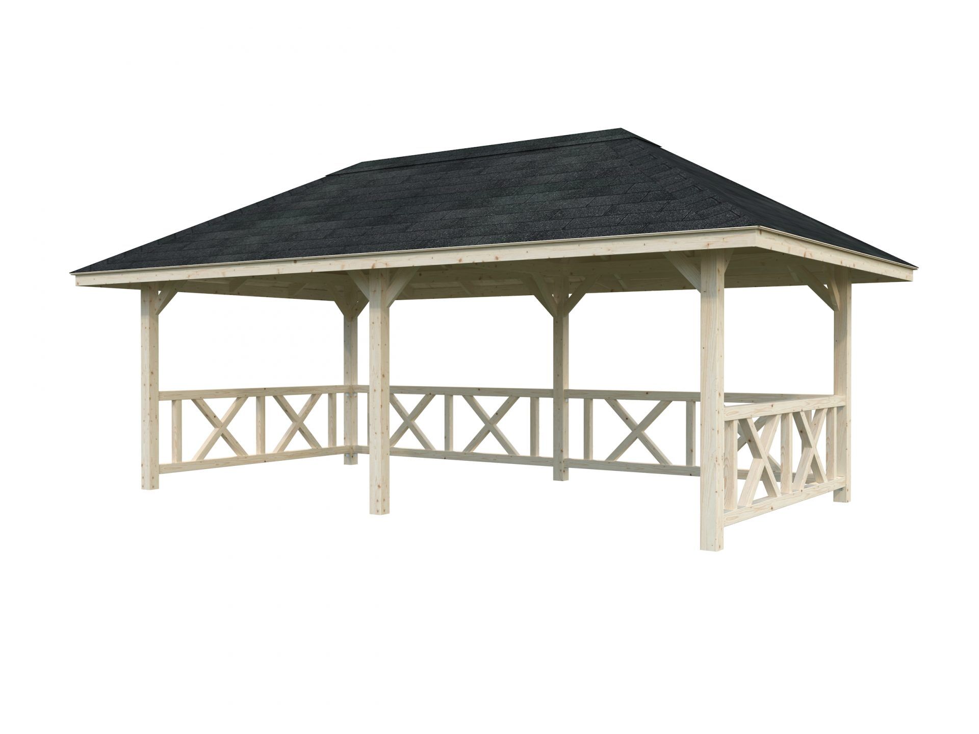 Palmako Pavillon Bianca 16,6 m2 Set 107