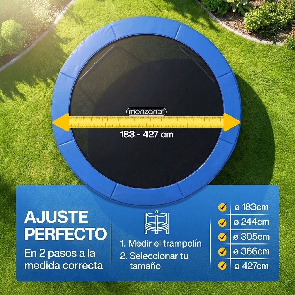 Trampolin Randabdeckung Blau Ø244cm V1