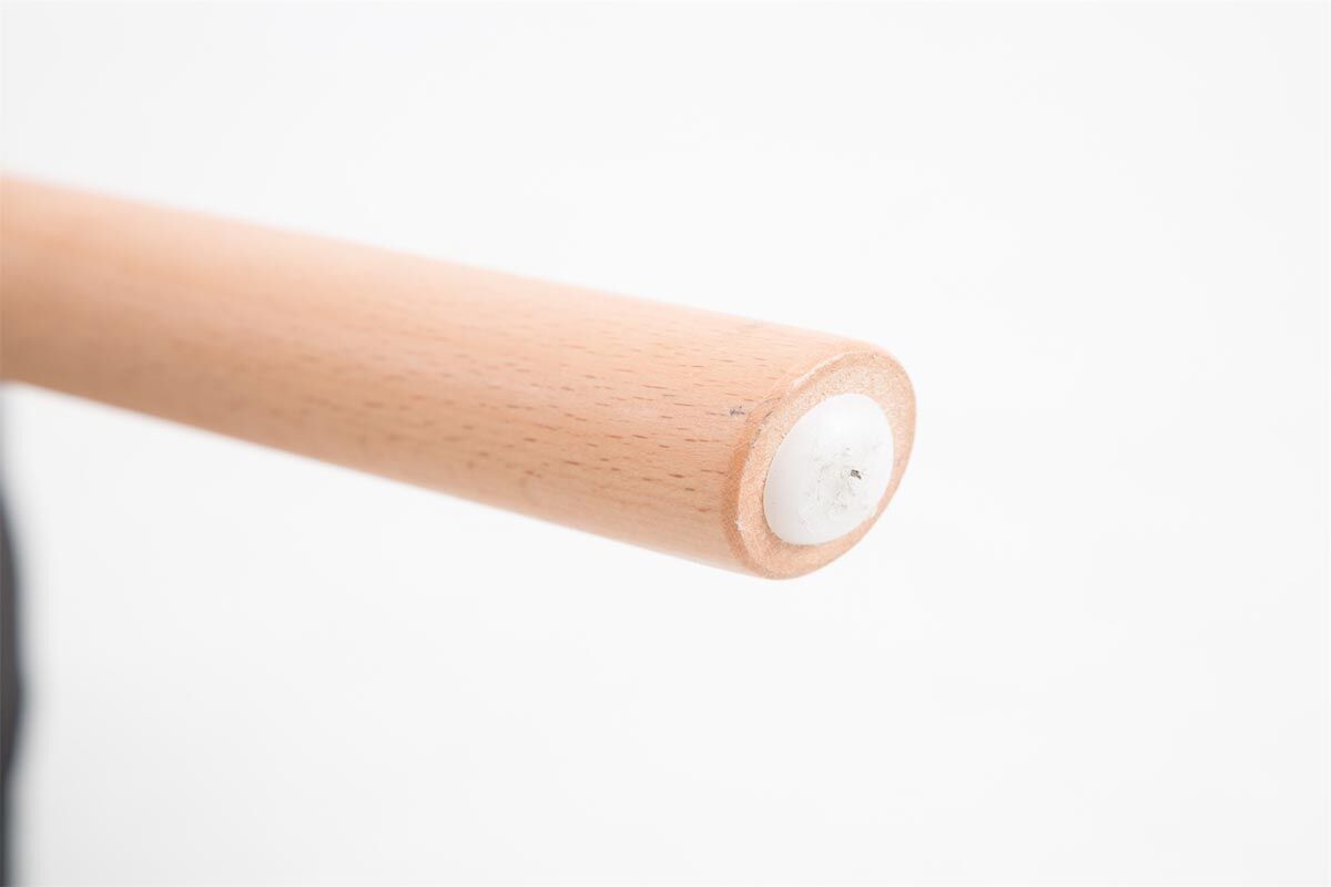 Stuhl Florian Stoff Natura, schwarz