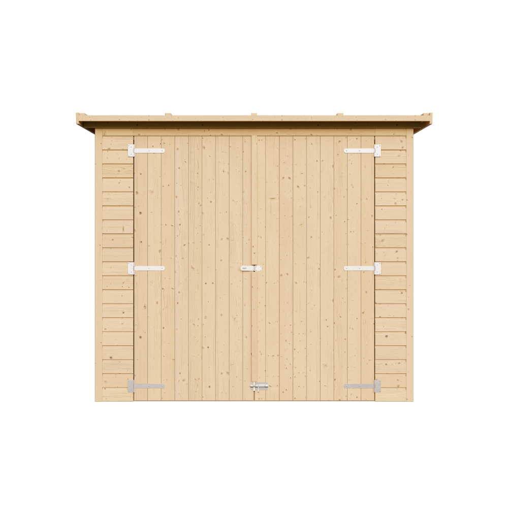 Geräteschuppen aus Holz M348 – 205 x 101 cm – 2 m2