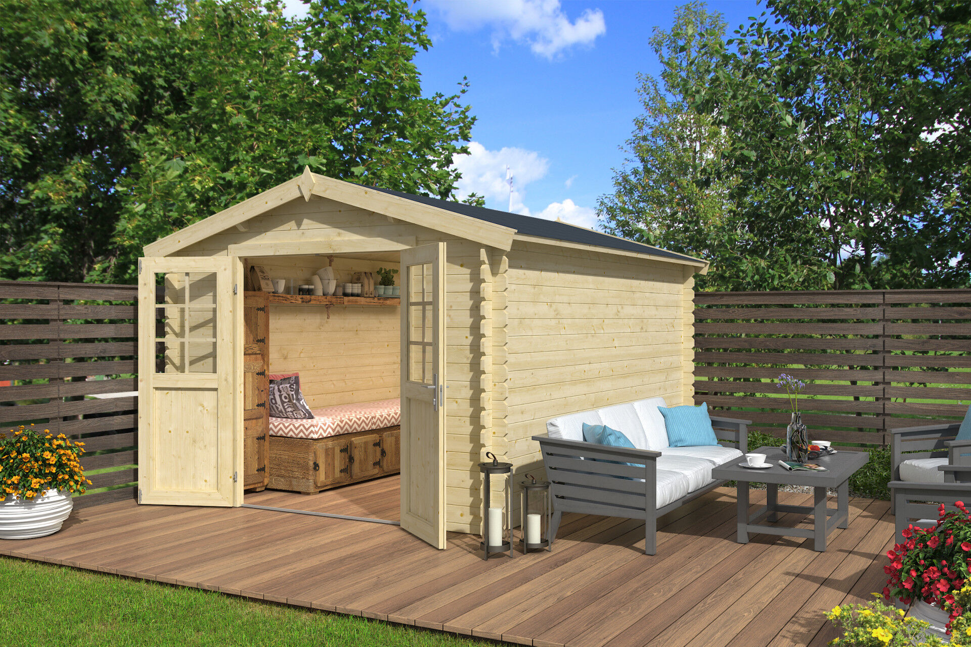 Lasita Maja Gartenhaus Norah 380