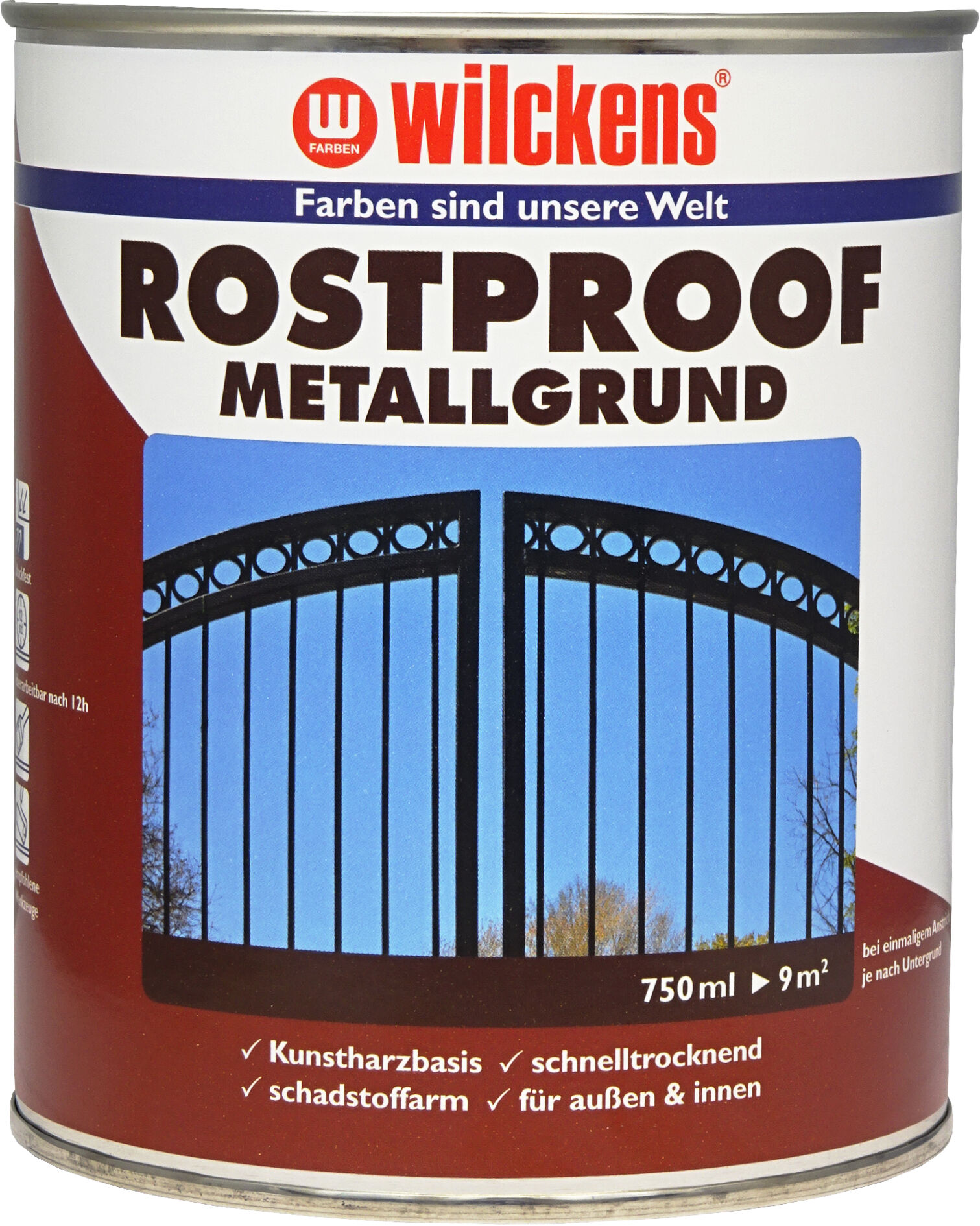 Wilckens Rostproof Metallgrund Rotbraun 0.75l
