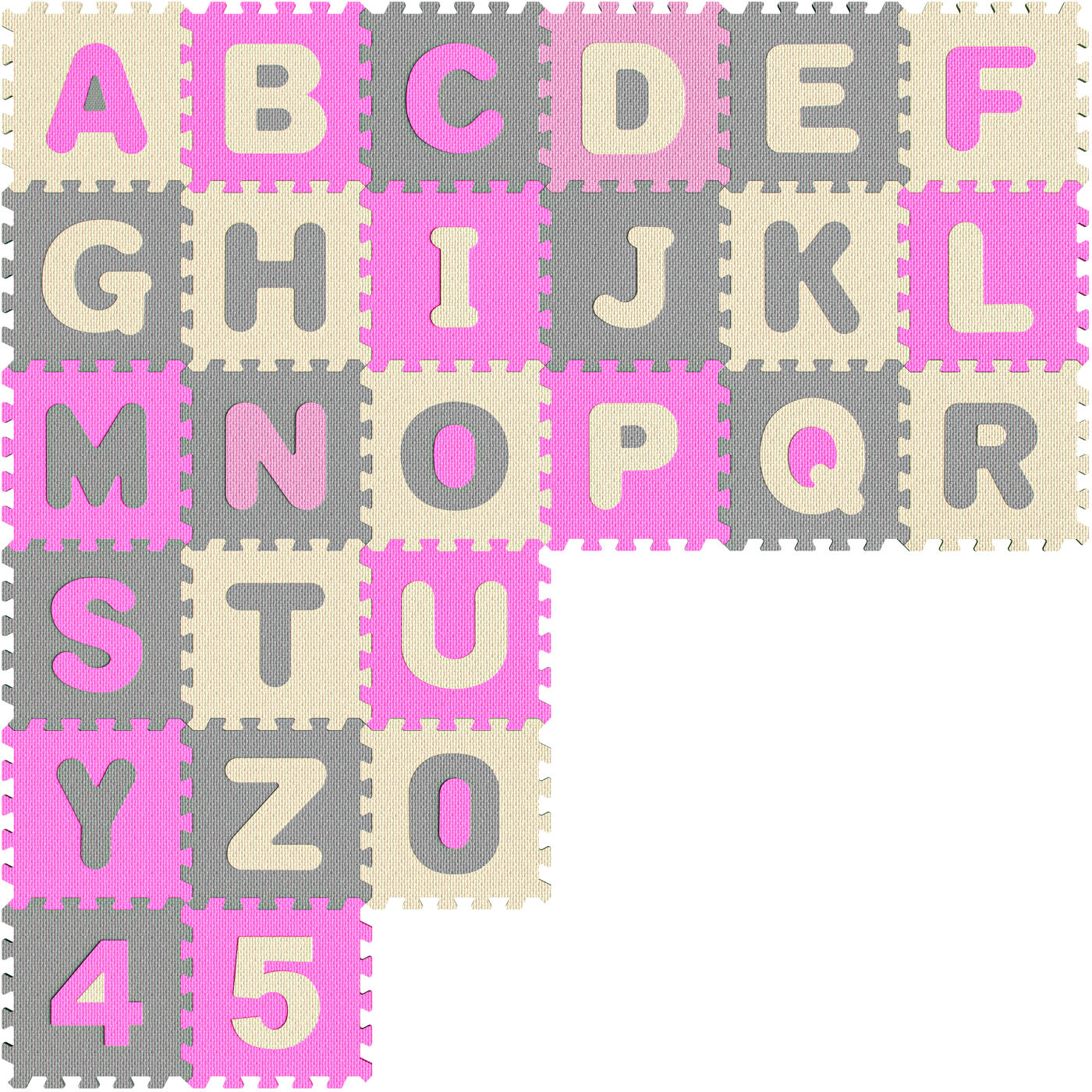 Puzzlematte 86-tlg Pink